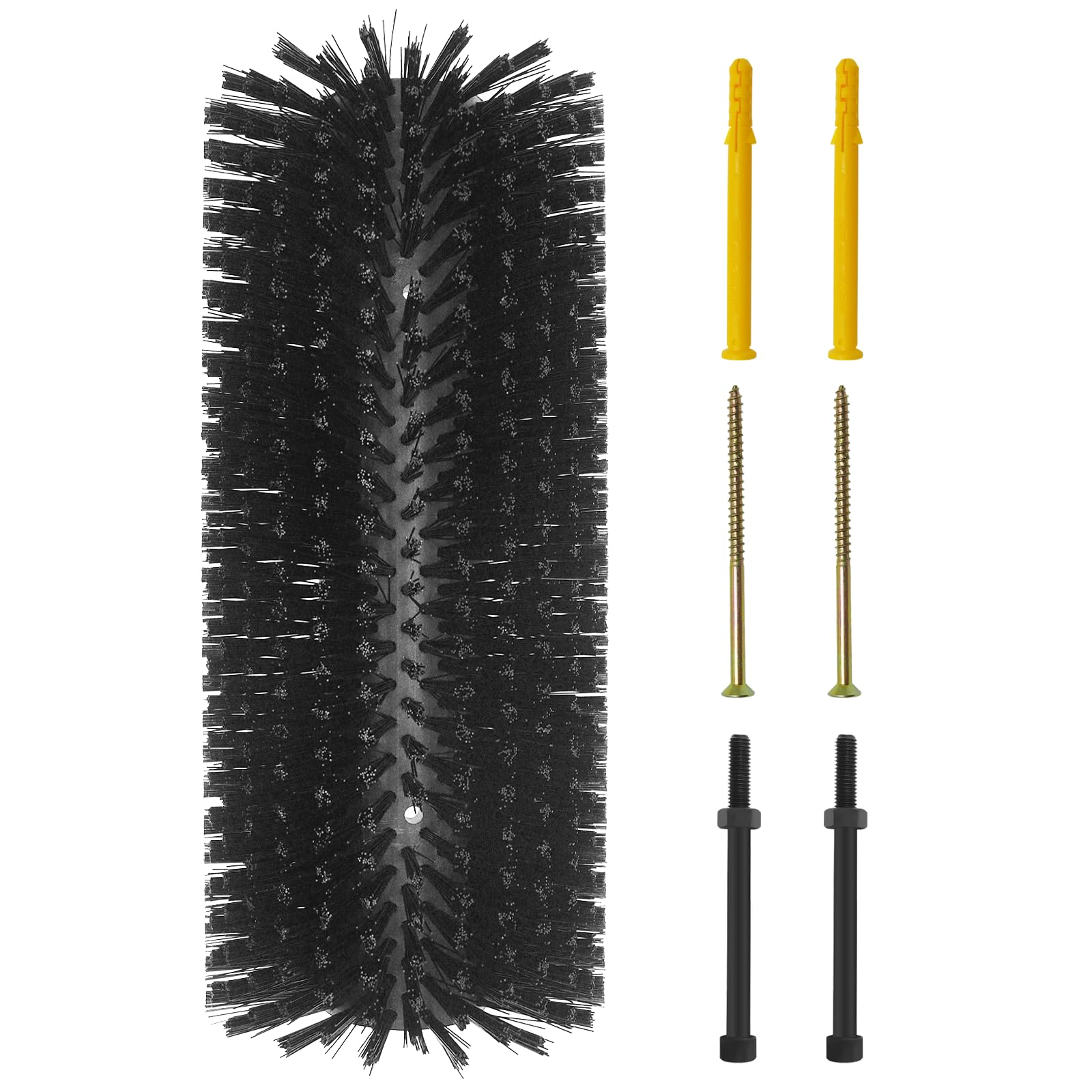 Livestock Scratching Brush Goat Scratcher Tool Full Massage Grooming Brushes With 4 Screws For Cow,Cattle,Cow,Sheep, Horses,Pigs
