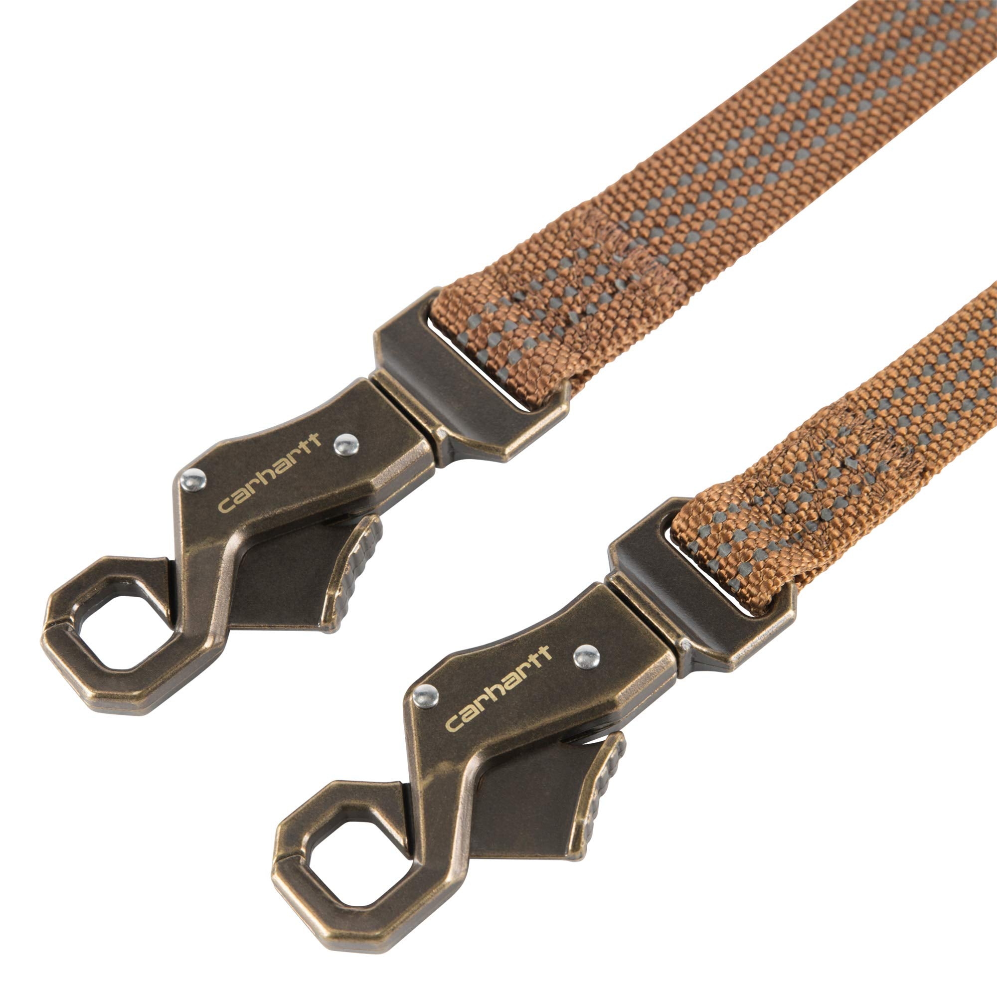 Carhartt Dog Leash Brown/Brushed Brass, Large