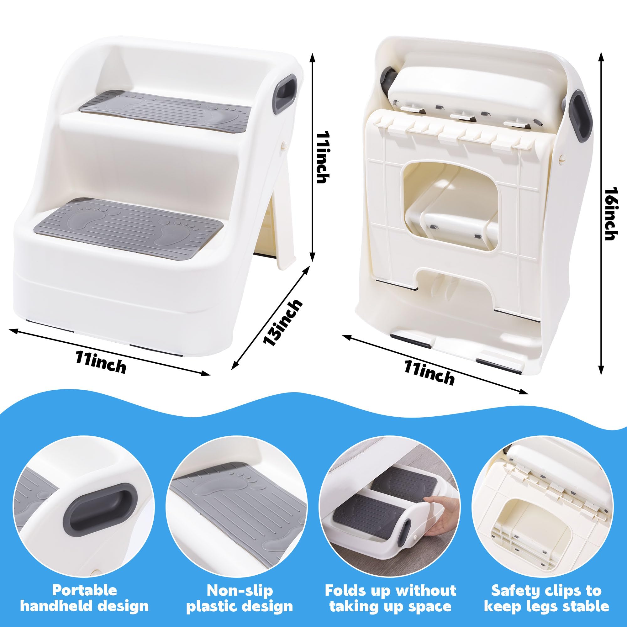 Balapet Cat Ramp For Litter Box Litter Box Ramp Custom Fit For Automatic Cat Litter Box,With Non-Slip Rubber Feet, Cat Steps Sui