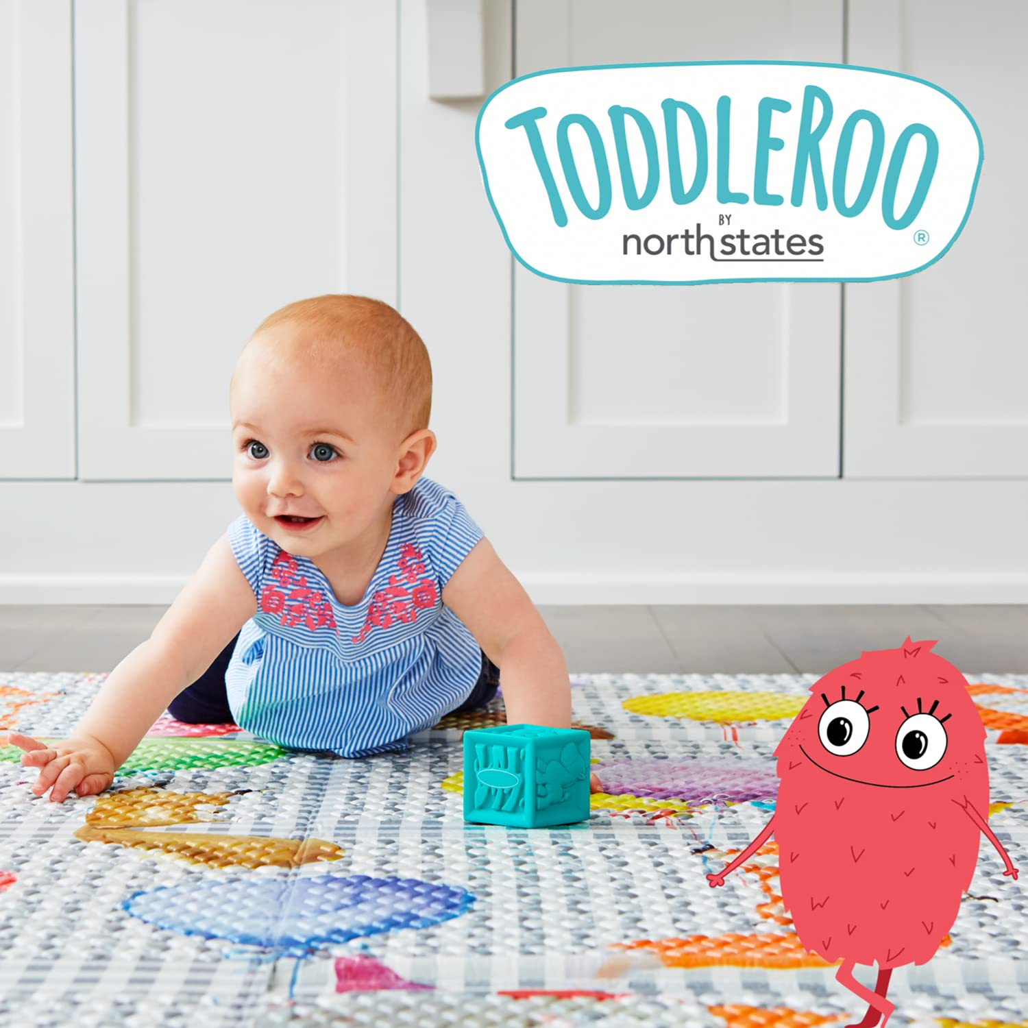 Toddleroo by North States Superyard Colorplay Ultimate 2 Panel Extension, Made in USA: Increases play space up to 34.4 sq. ft. (