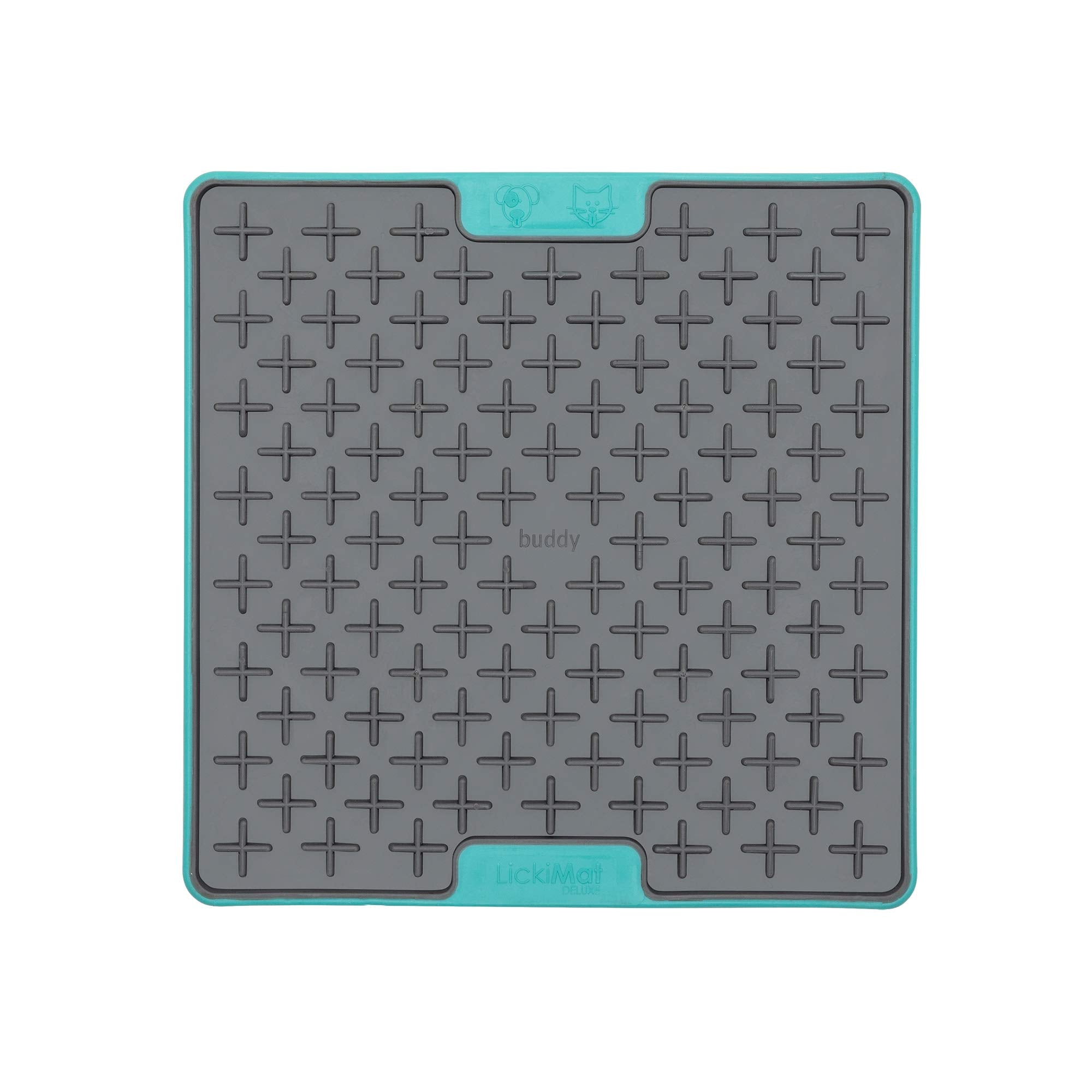 LickiMat Tuff, Heavy-Duty Buddy, Dog Slow Feeder Lick Mat, Boredom Anxiety Reducer; Perfect for Food, Treats, Yogurt, or Peanut