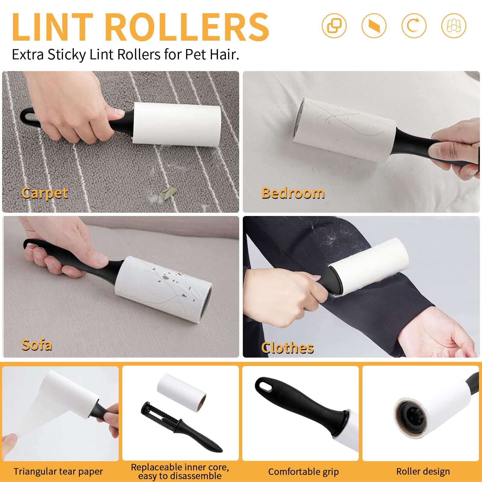 Topmart 3 Tiers Foam Dog Ramps/Steps,Non-Slip Dog Steps,Extra Wide Deep Dog Stairs,High Density Foam Pet Stairs/Ladder,Best For Older Dogs,Cats,Small Pets,With Pet Hair Remover Roller,Blue