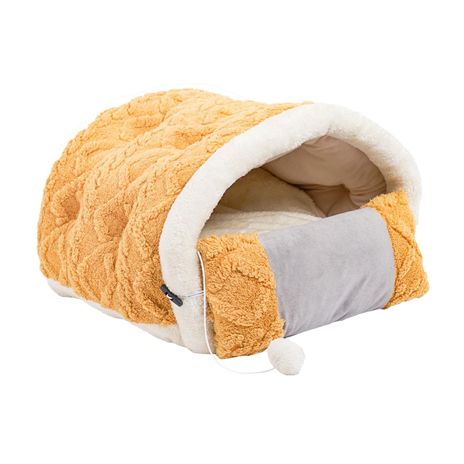 Merishopp Cave Pet Dog Bed Tent Blanket Hut Sleeping Pad Nonslip Kitty Cat Warm House
