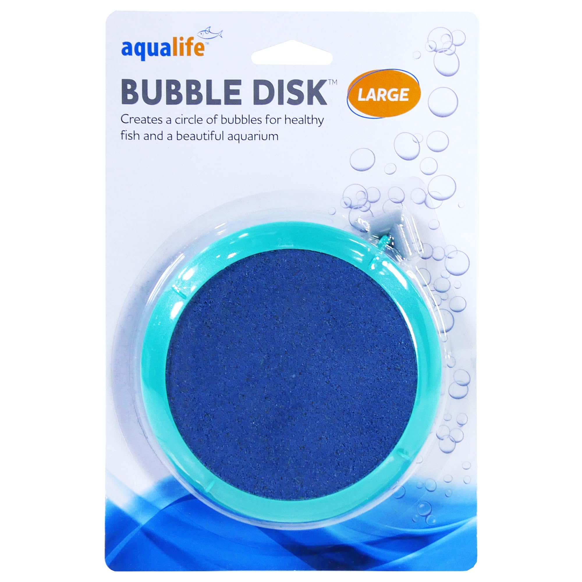 Penn-Plax Aquarium Bubble Disk Aerator - Air Pump Accessories – For Fish Tanks (Large)