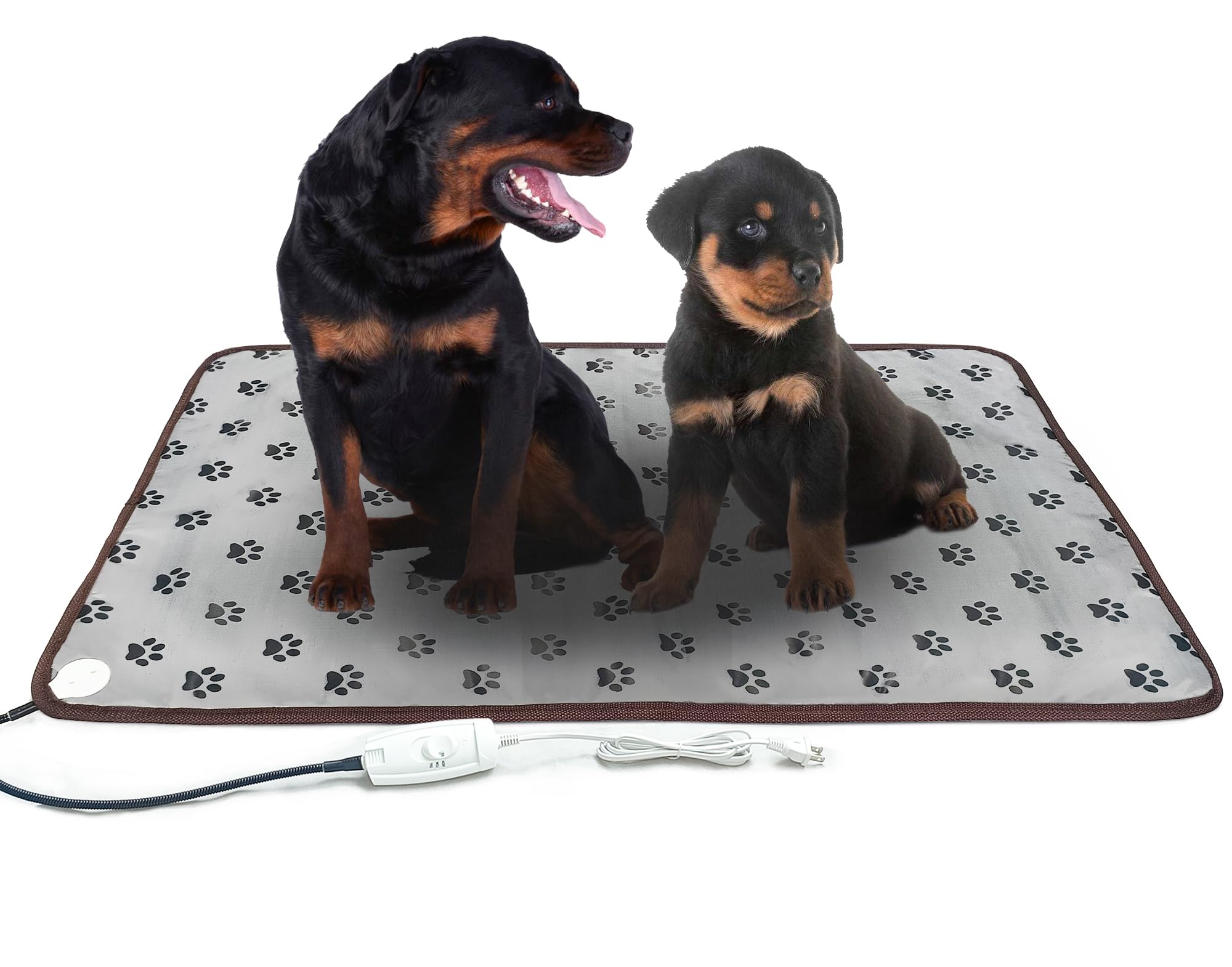 Pet Heating Pad For Extra Large Dog Bed Mat Indoor,Waterproof Heated Dog Mat,Outdoor Dog Heating Pad Puppy Heating Pad For Whelp