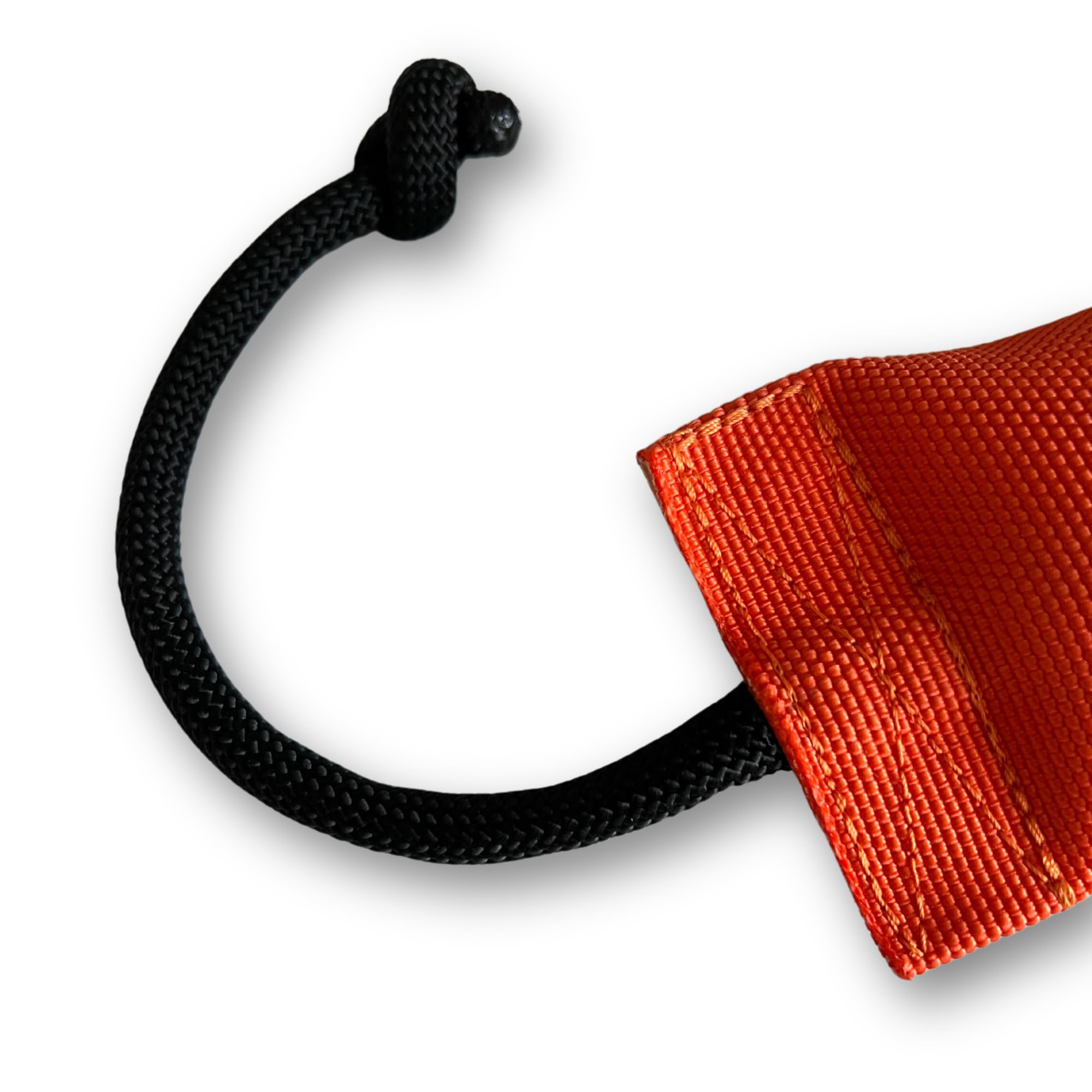 Fenrir 12 Inch Rugged Fire Hose Dog Tug Toy For Large Dogs No Squeaker, Firm Stuffing For Canines (Rope Handle)