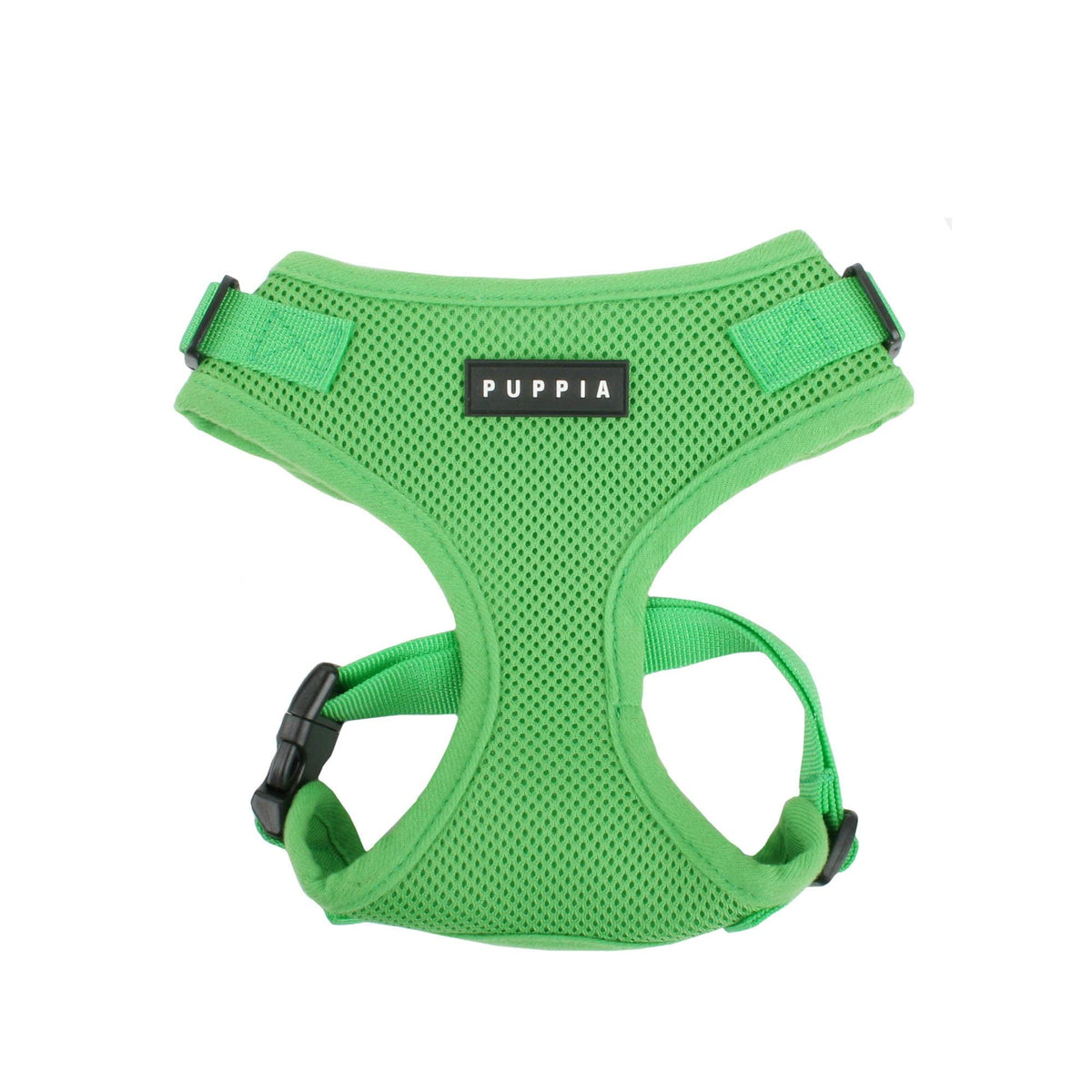Authentic Puppia Ritefit Harness With Adjustable Neck, Green, Large
