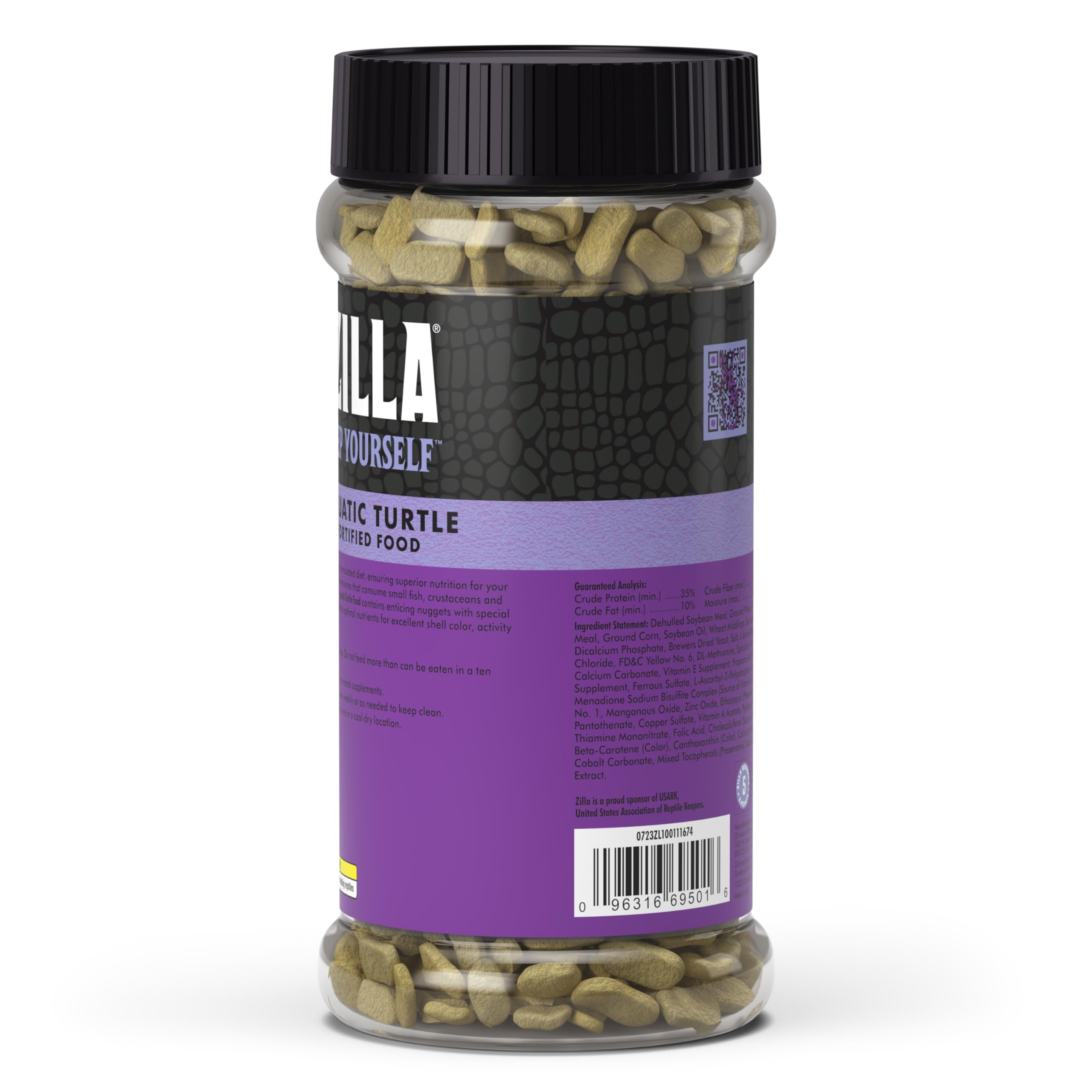 Zilla Aquatic Turtle Extruded Food Pellets 6 Ounces