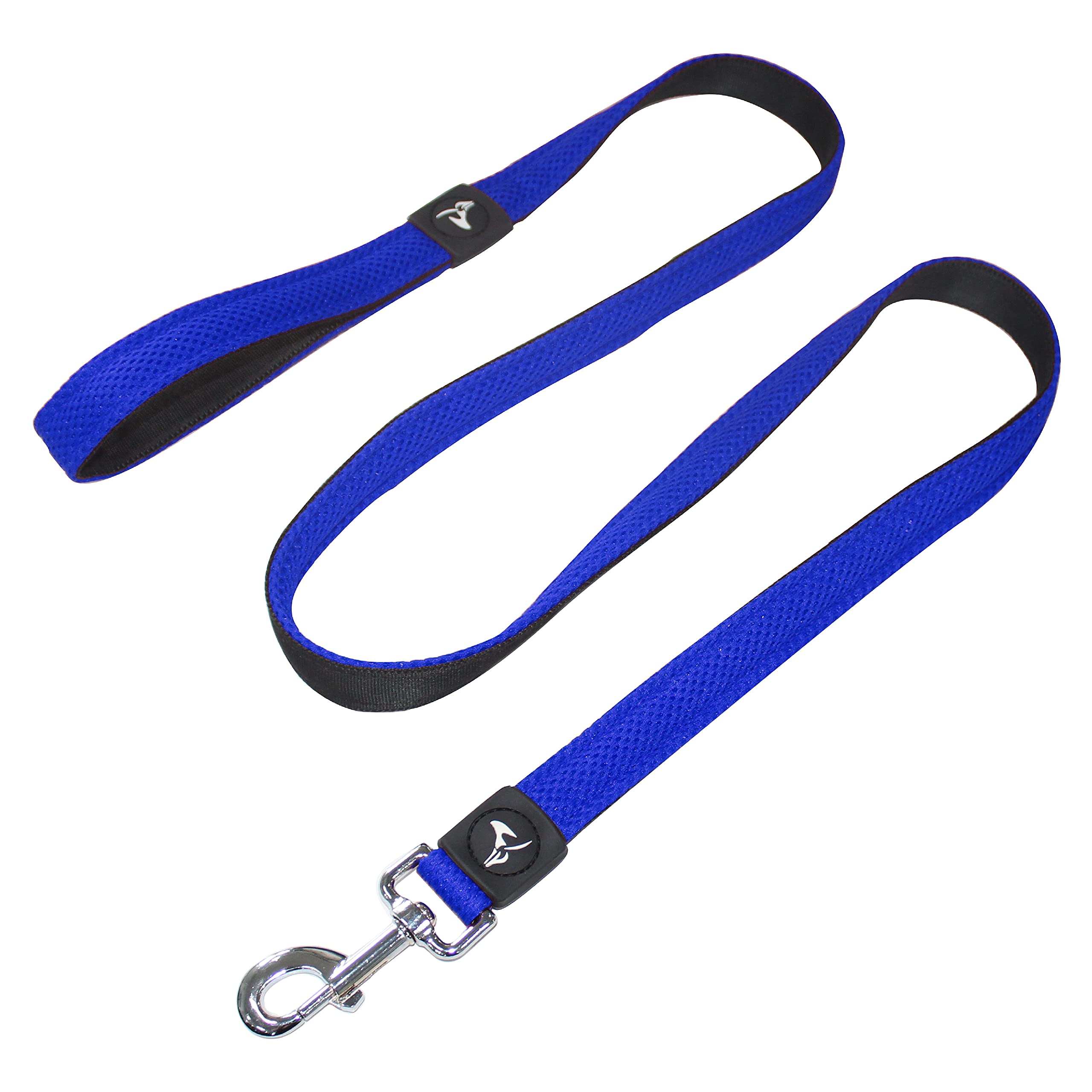 Kruz Premier 5Ft Dog Meash Leash - Kza1160-02S - Lightweight, Breathable, Comfort Puffy Mesh Leash - Secure Dual-Layered Tangle-