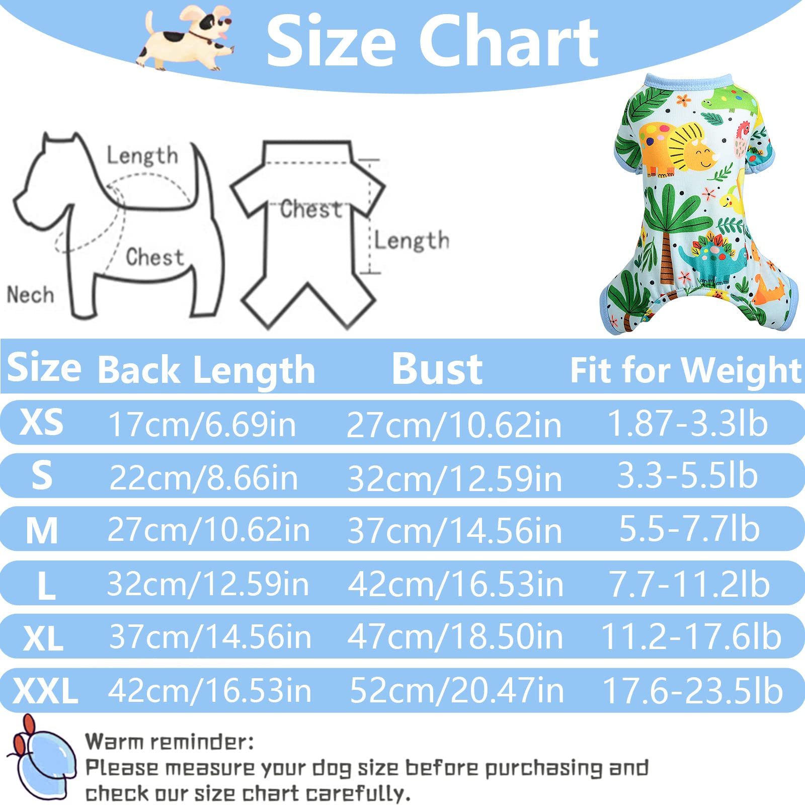 Dog Pajamas For Small Dogs, Chihuahua Pajamas, Puppy Clothes, Extra Small Puppy Pjs, Soft Pet Onesies,Dog Shirts Chihuahua Yorki