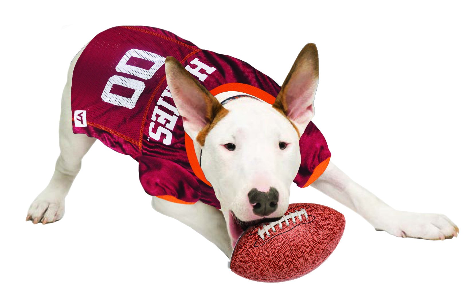 Pets First NCAA College Virginia Tech Hokies Mesh Jersey for DOGS & CATS, Medium. Licensed Dog Jersey with your Favorite Footbal
