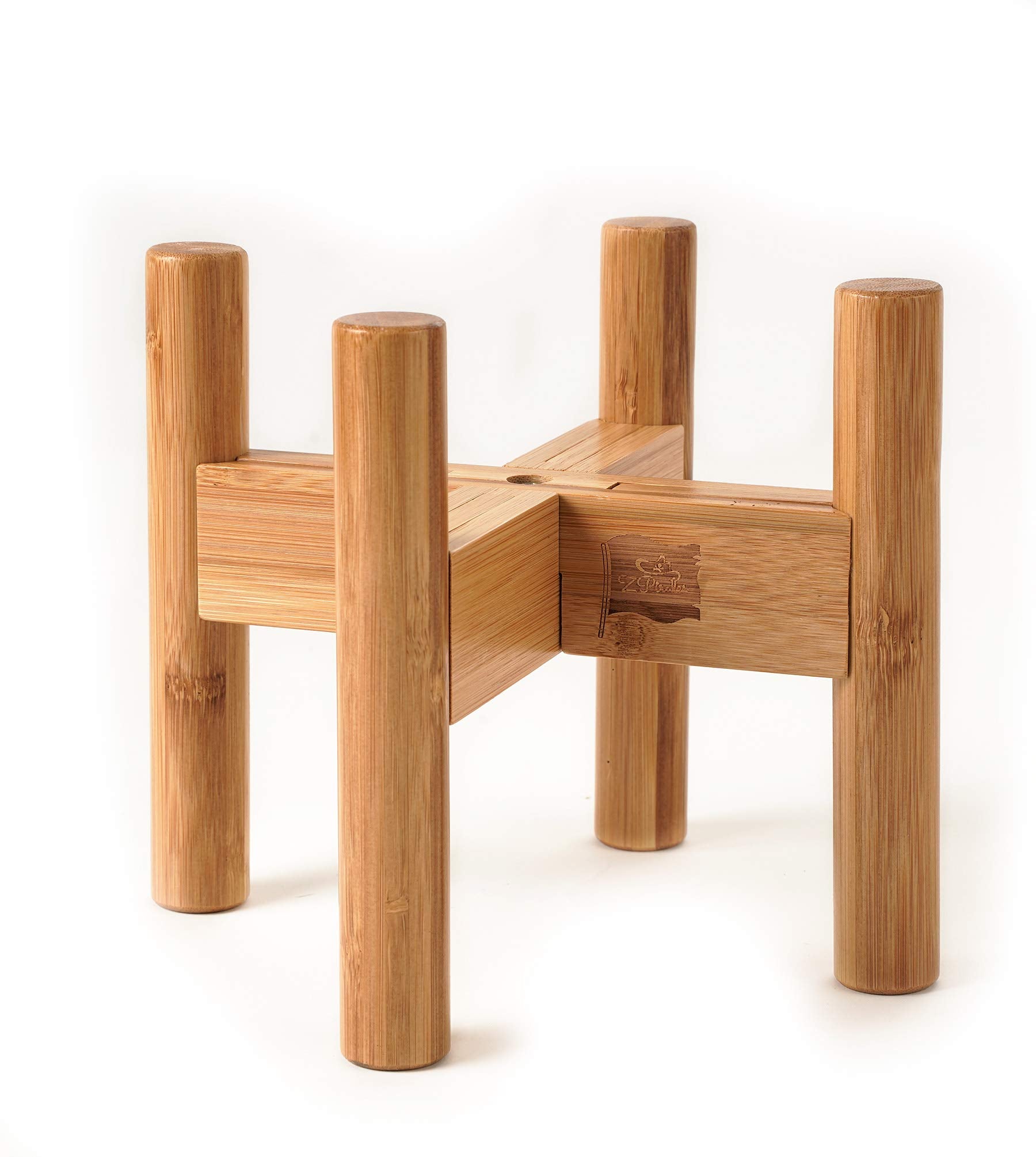 Dog Bowl Stand [Height 8-inch] - Expandable Width - Ideal for Small-Medium Breeds with Withers Heights of 12 to 16-inch, Like Be