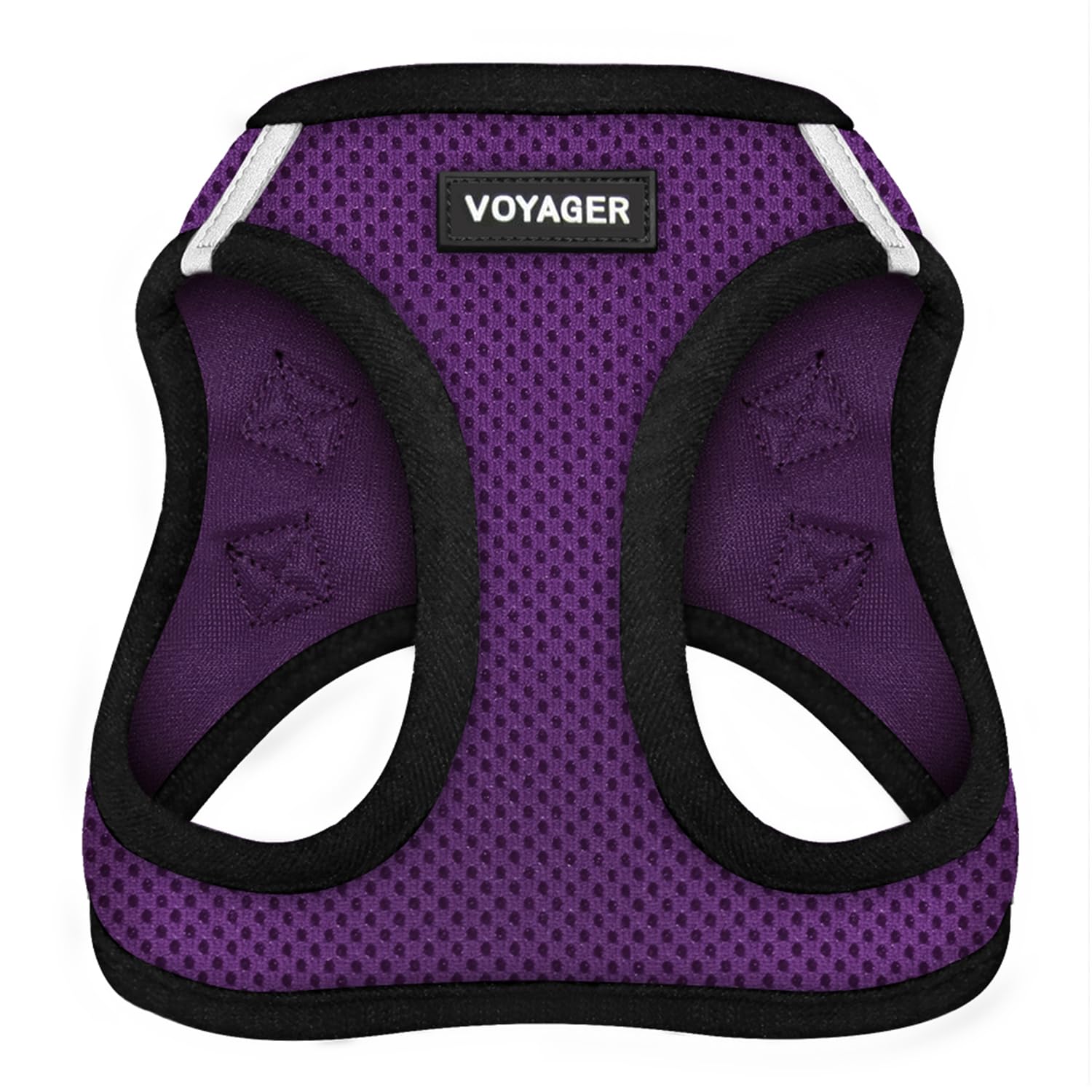 Voyager Step-In Air Dog Harness - All Weather Mesh Step In Vest Harness For Small And Medium Dogs By Best Pet Supplies - Purple Base, S