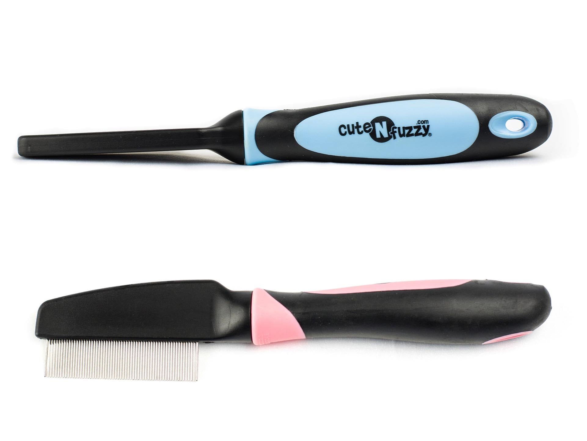 Cutenfuzzy Pet Flea Comb, Blue