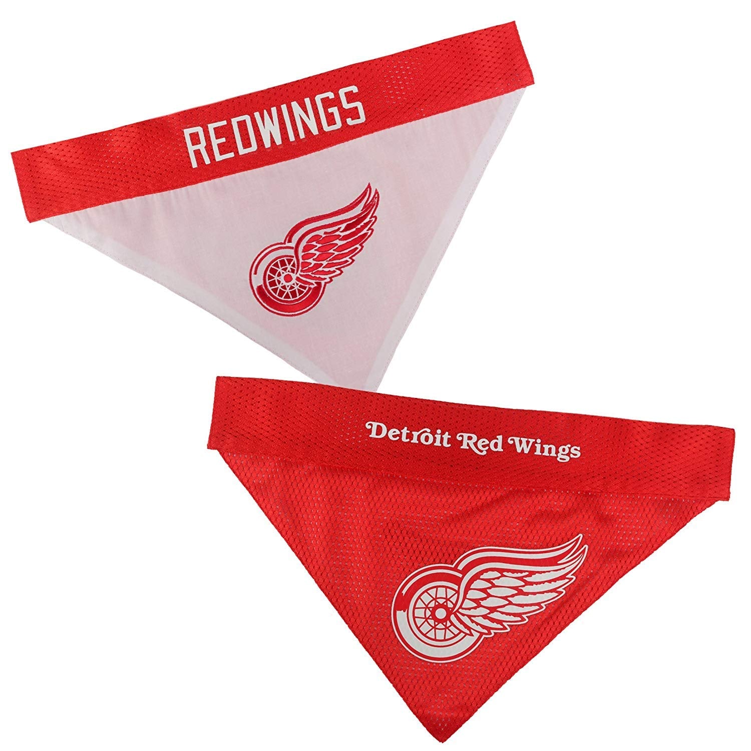 NHL Detroit Red Wings Bandana for Dogs & Cats, Large/X-Large. - Cute & Stylish Bandana! The Perfect Hockey Fan Scarf Bandana, Gr