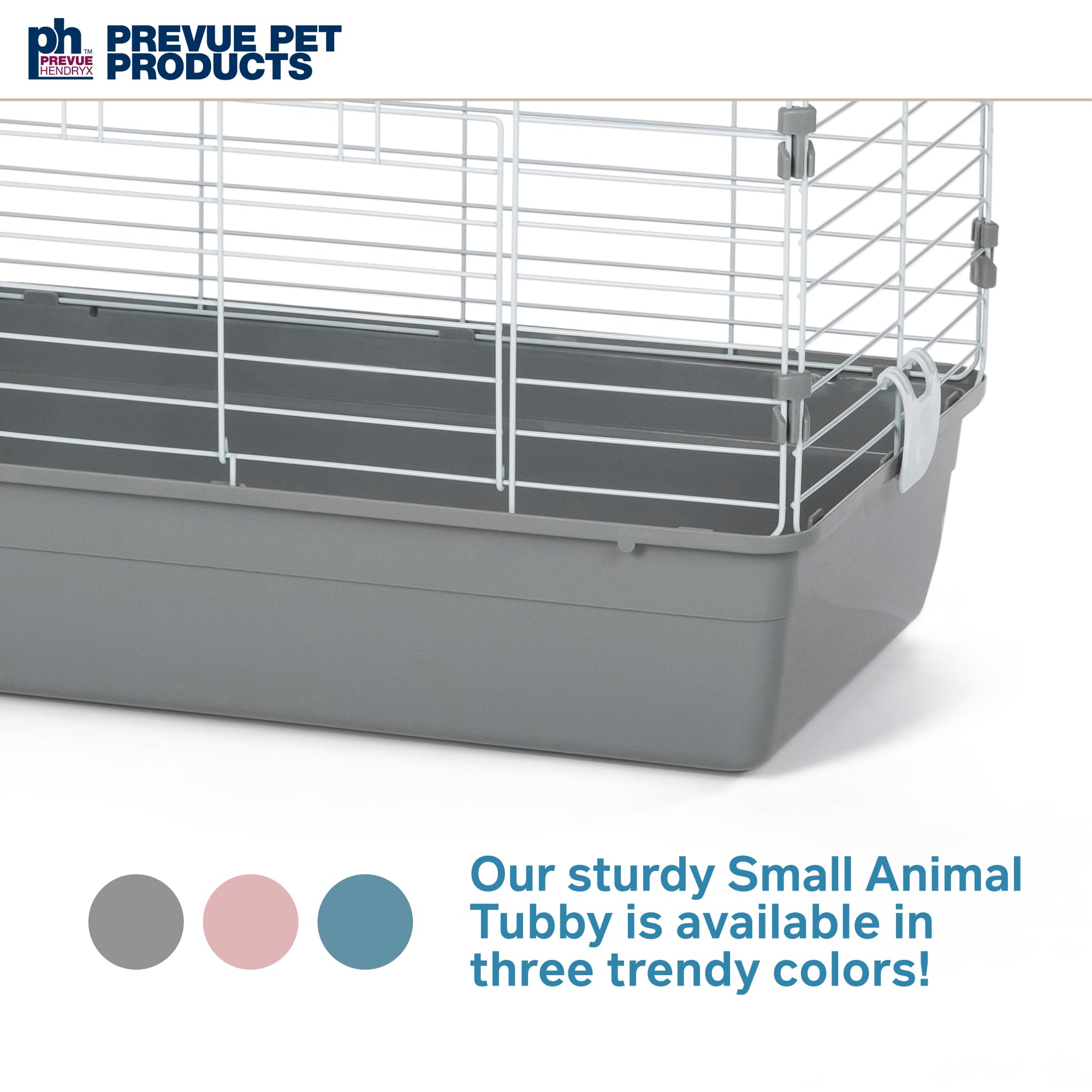 Prevue Pet Products Small Animal Tubby - Gray Base, Extra Small