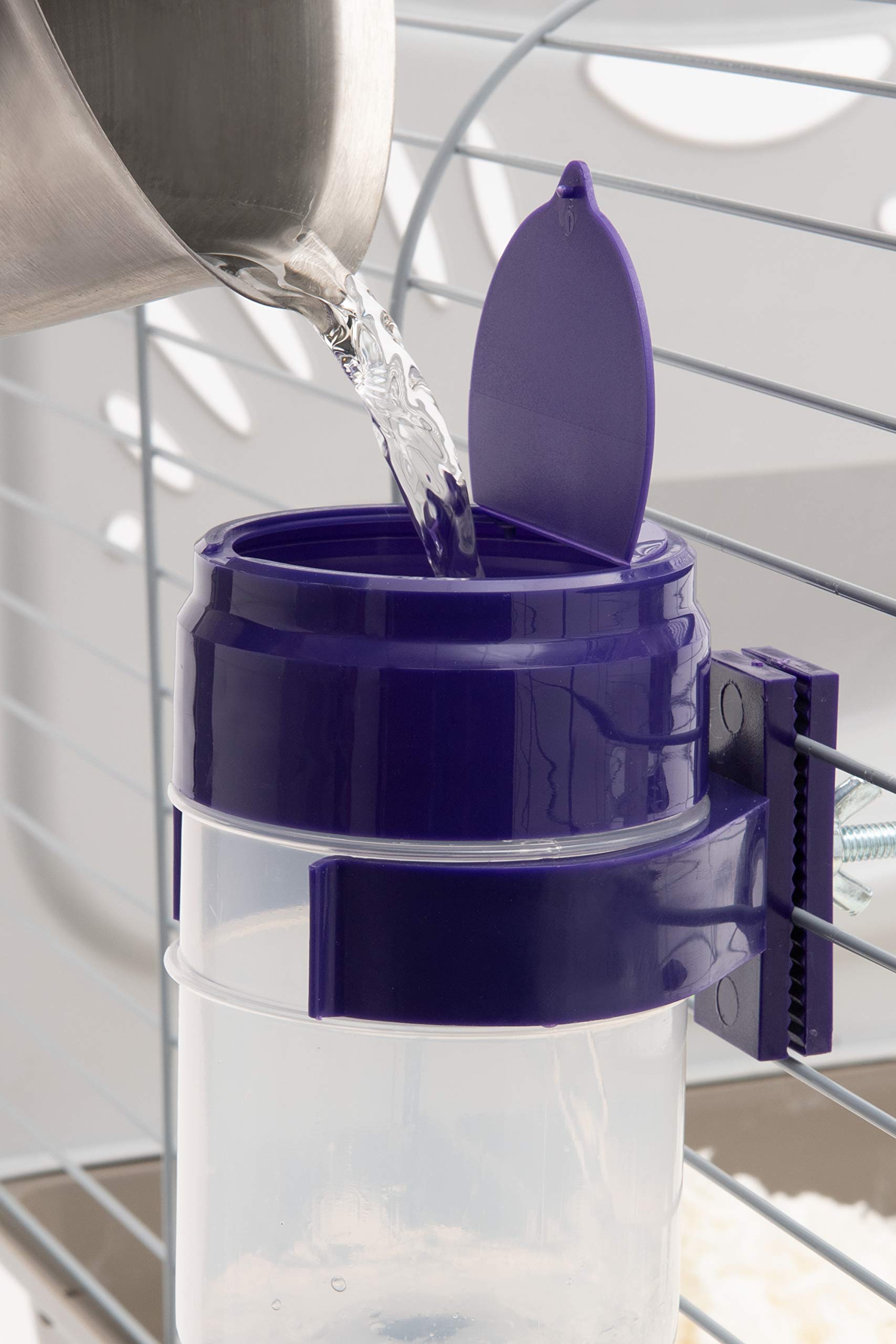 Lixit Lever Valve Top Fill No Drip Water Bottles For Rabbits, Chinchillas, Ferrets, Guinea Pigs And Adult Rats (32Oz)