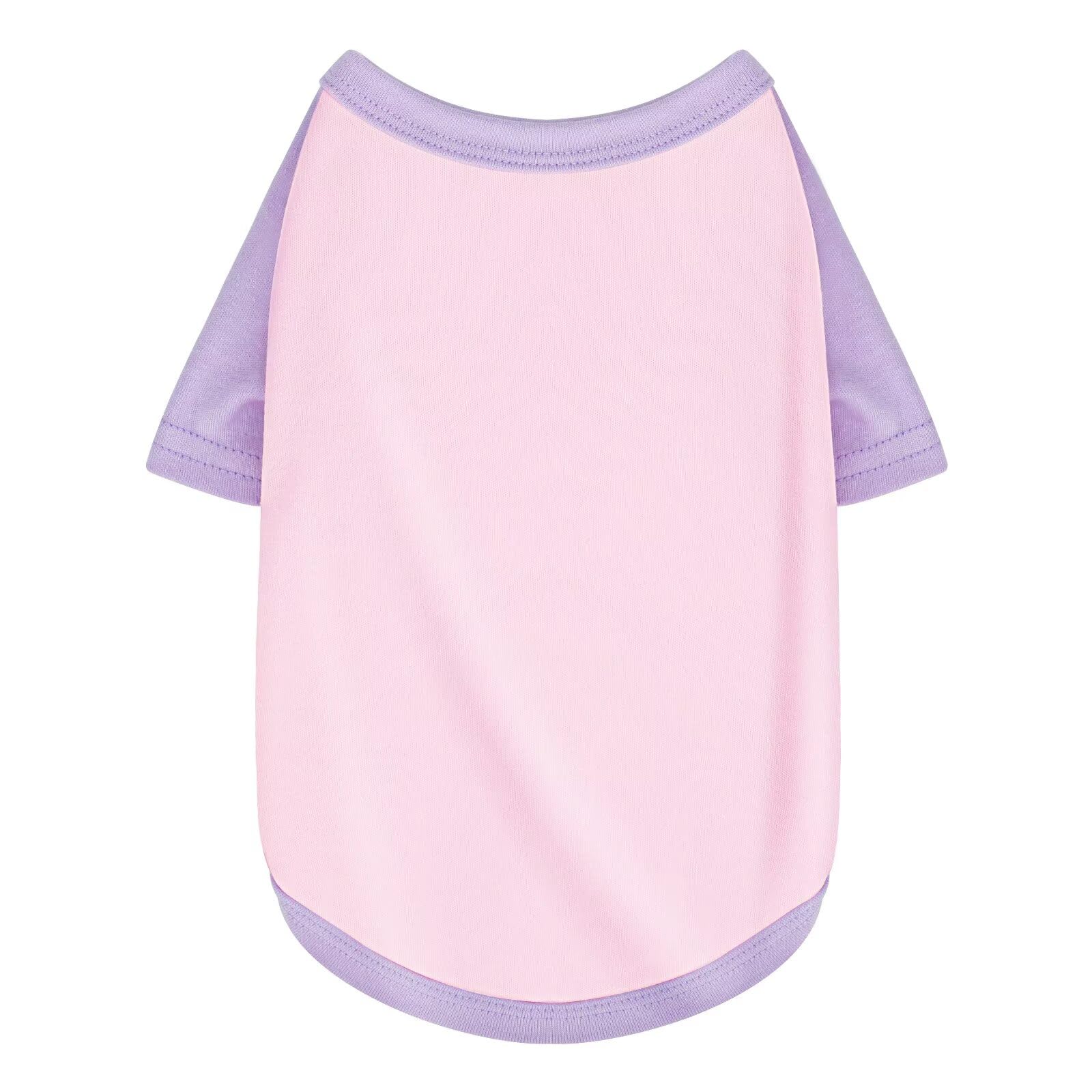 Stylish Pink Color Block Dog Shirt: Premium Polycotton Blend, Comfortable, Breathable, And Wrinkle-Resistant. Perfect Apparel Fo
