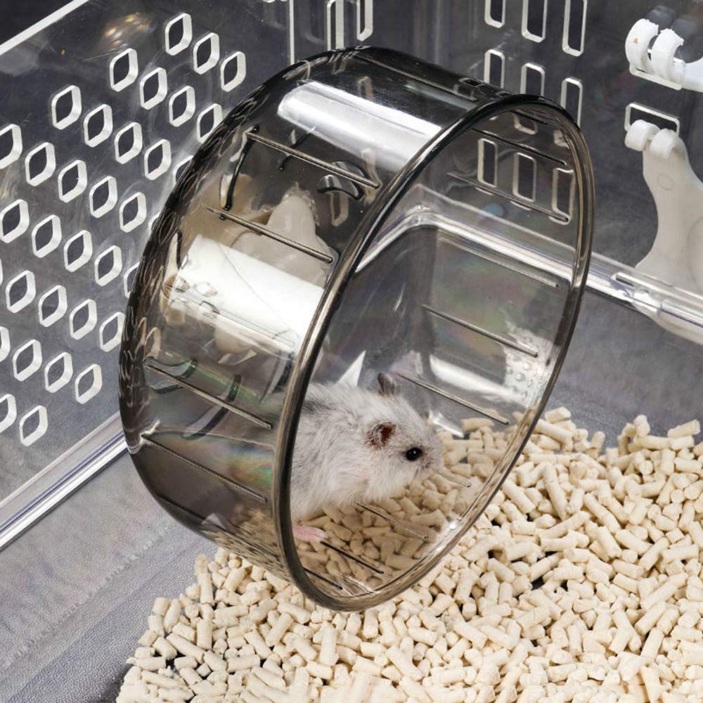 Goldeal 5.1 Inches Small Silent Hamster Wheel, Hamster Toys For Hamster Cage, Super Mute Spinner Exercise Running Wheel For Small Hamsters, Gerbils, Or Mice