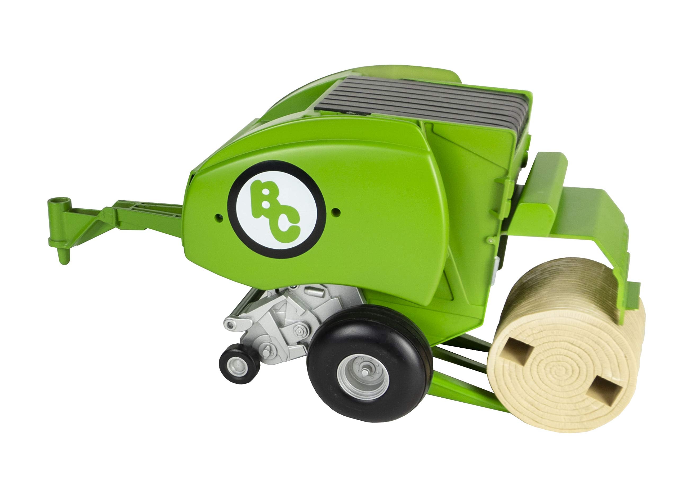 Big Country Toys Round Baler - Toy Hay Baler - 1:20 Scale - Farm Toys - Proprietary Blend Of Plastic - Durable & Lifelike - Playable & Collectible