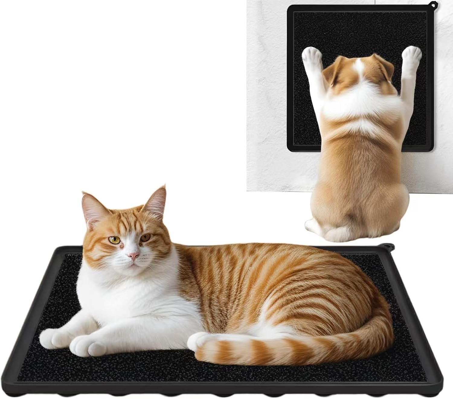 BXTSZZ Silicone Pet Nail Care Pad Claw Scratch Board for Dog and Cat File Toy Replaceable Sandpaper to Shorten a Pet Nail