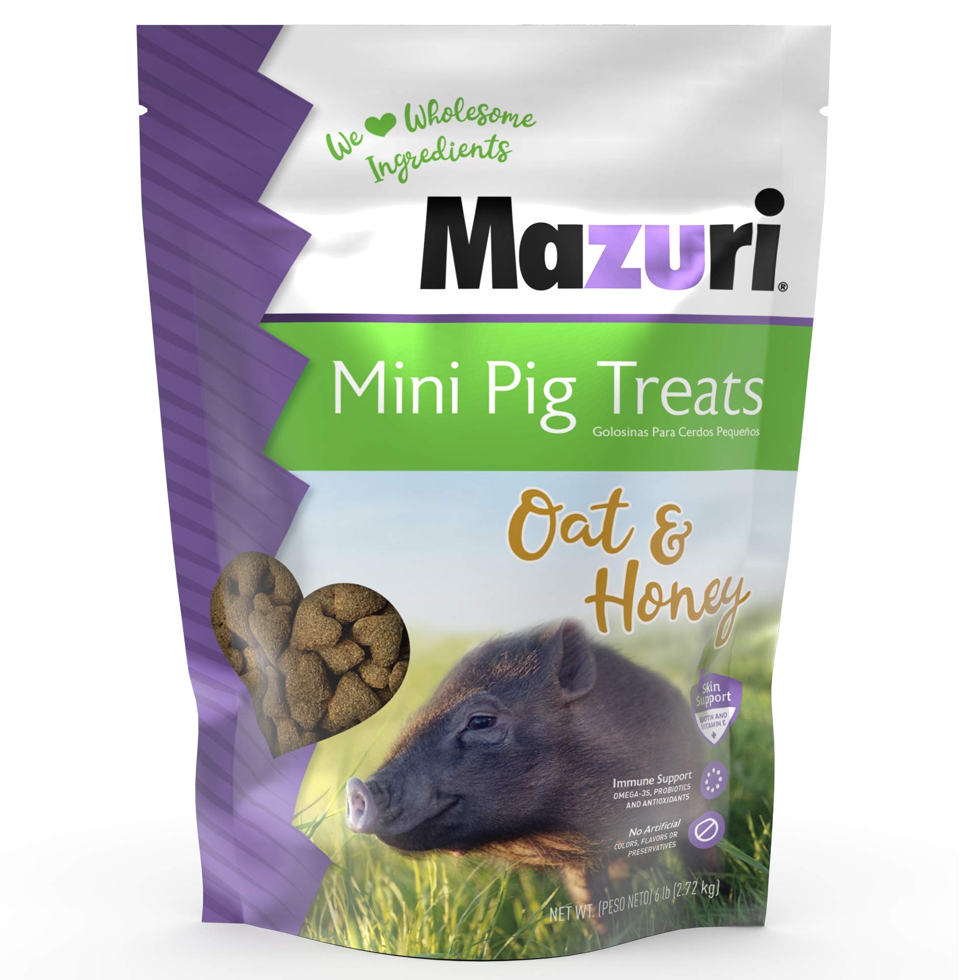 Mazuri Mini Pig Treats - Oat & Honey, 6 lb.
