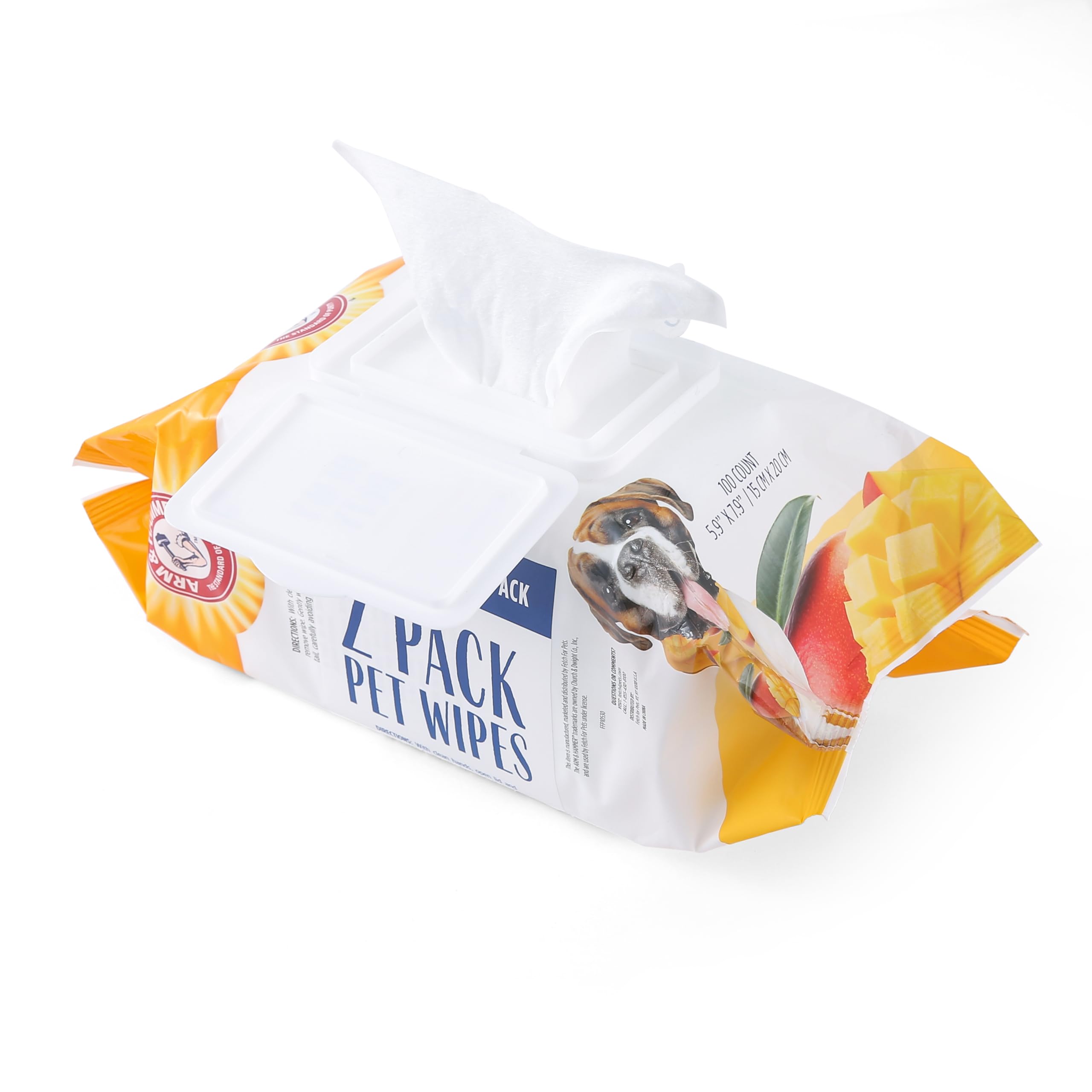 Arm & Hammer For Pets Heavy Duty Multipurpose Bath Wipes For Dogs | All Purpose Dog Wipes Remove Odor & Refresh Skin For Pets |
