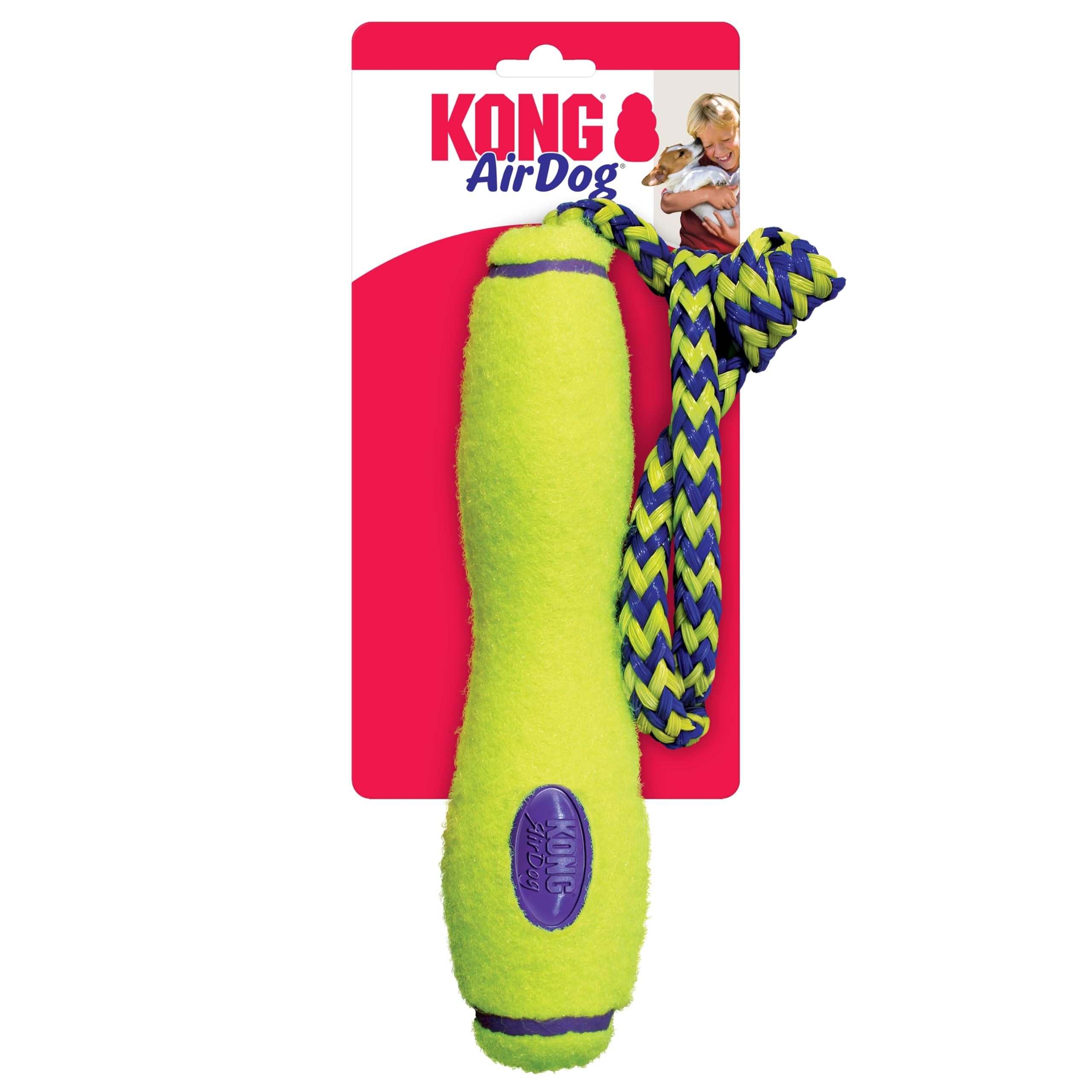 Kong Airdog Fetch Stick W/Rope Lg