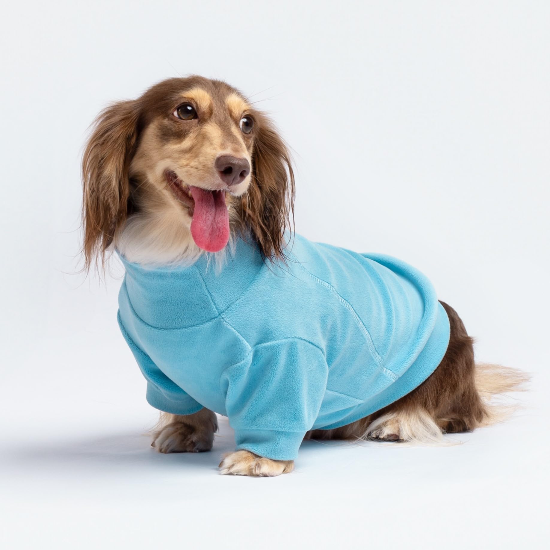 Fitwarm 3 Pack Classic Fleece Dog Sweater, Turtleneck Dog Sweatshirt, Dog Winter Clothes For Small Dogs Boy Girl, Pet Pullover Jumper, Cat Apparel, Blue, Grey, Navy, Xxl