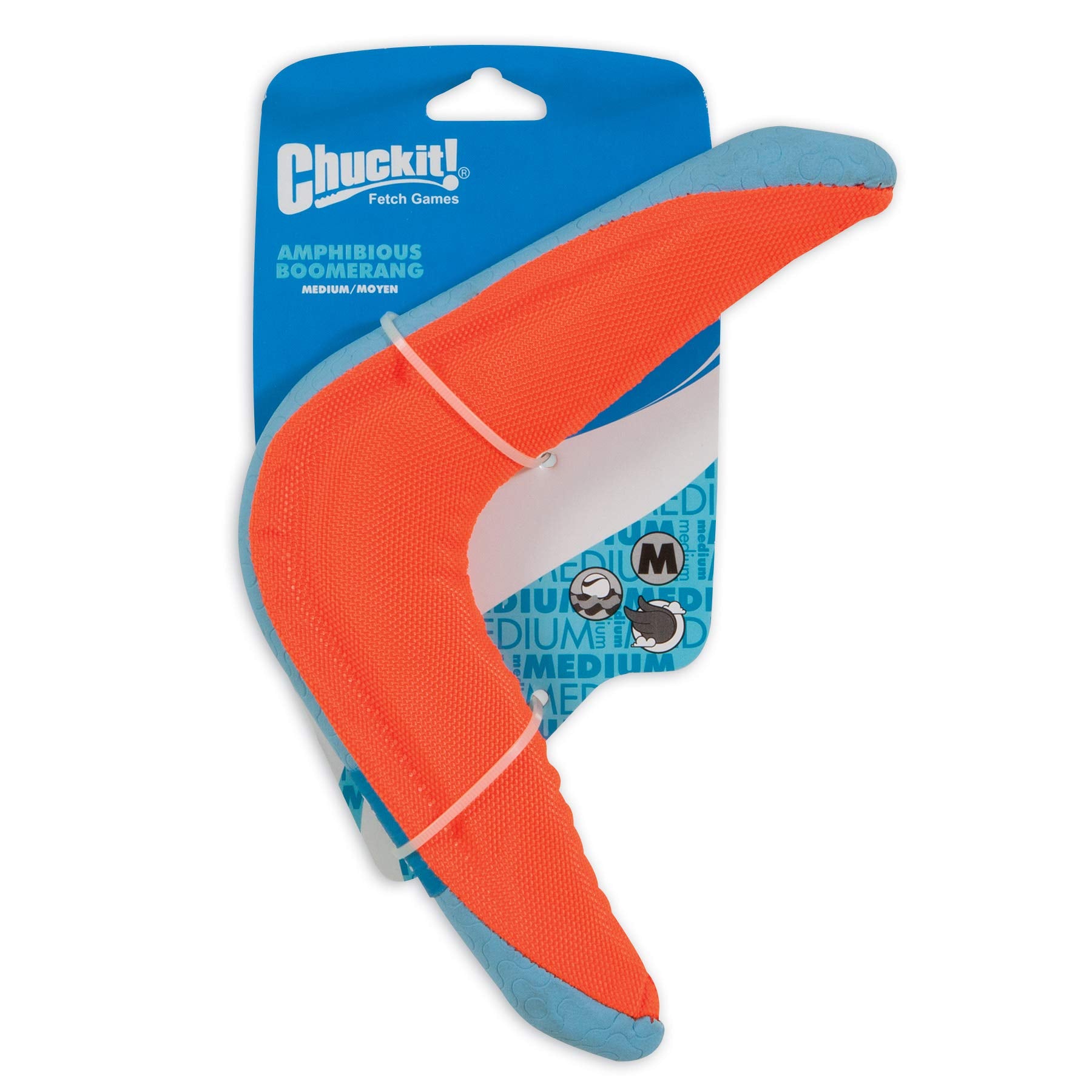 Chuckit Amphibious Boomerang Fetch And Float Dog Toy (Assorted Colors)