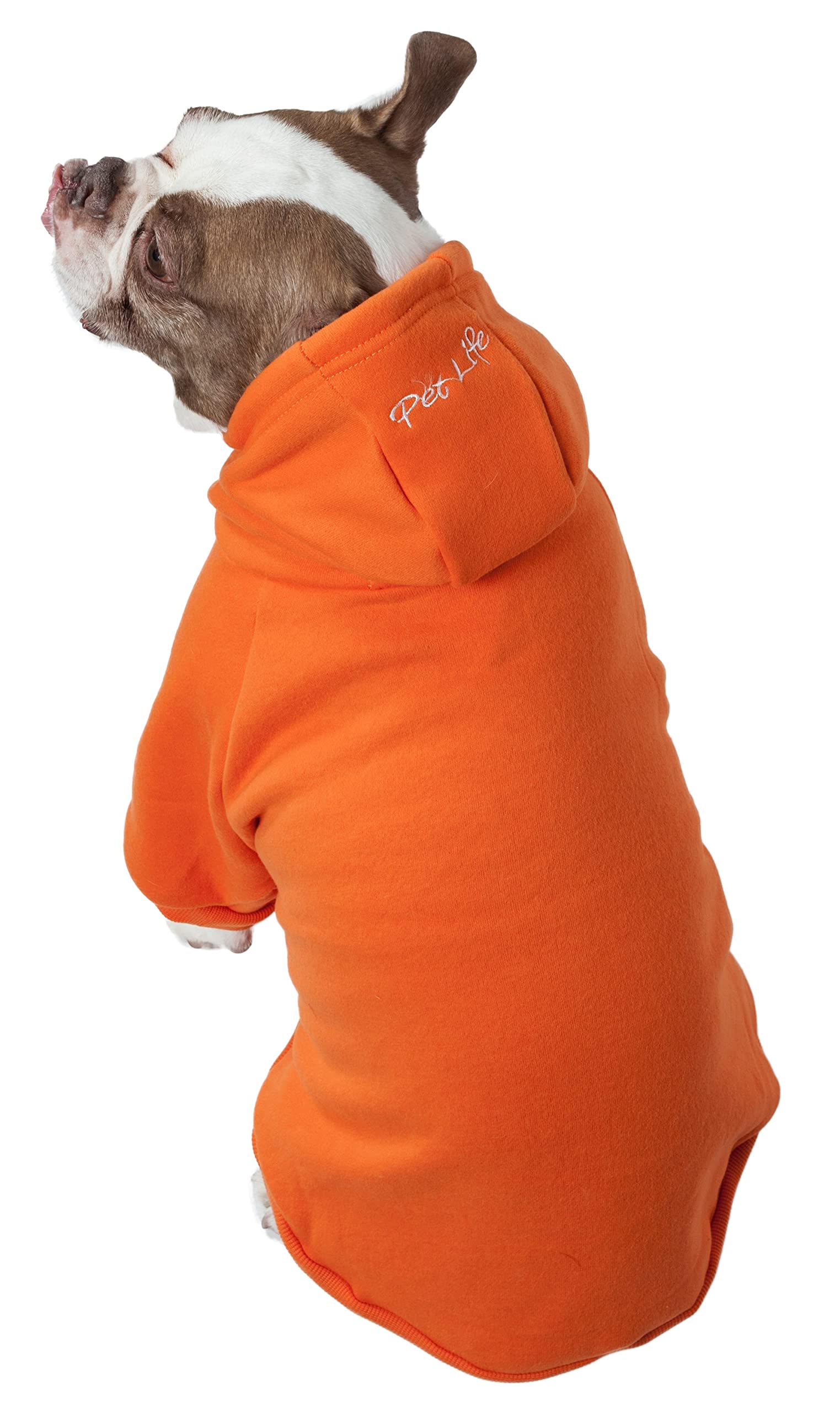 Pet Life Cotton Pet Hoodie Orange Xs