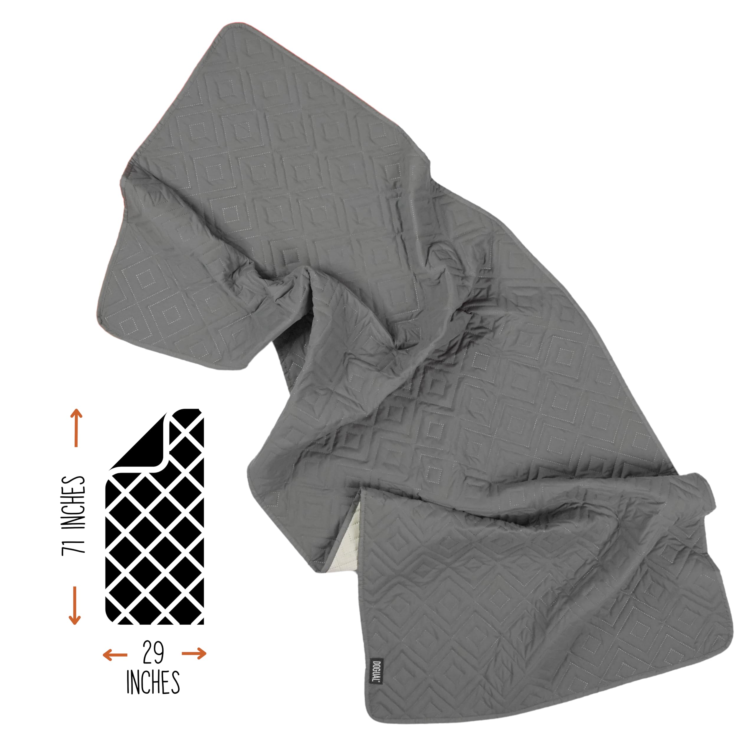 Dogual Waterproof Dog Blanket Cover - Universal Washable Pet Blanket Protector For Furniture - Bed, Couch, Sofa