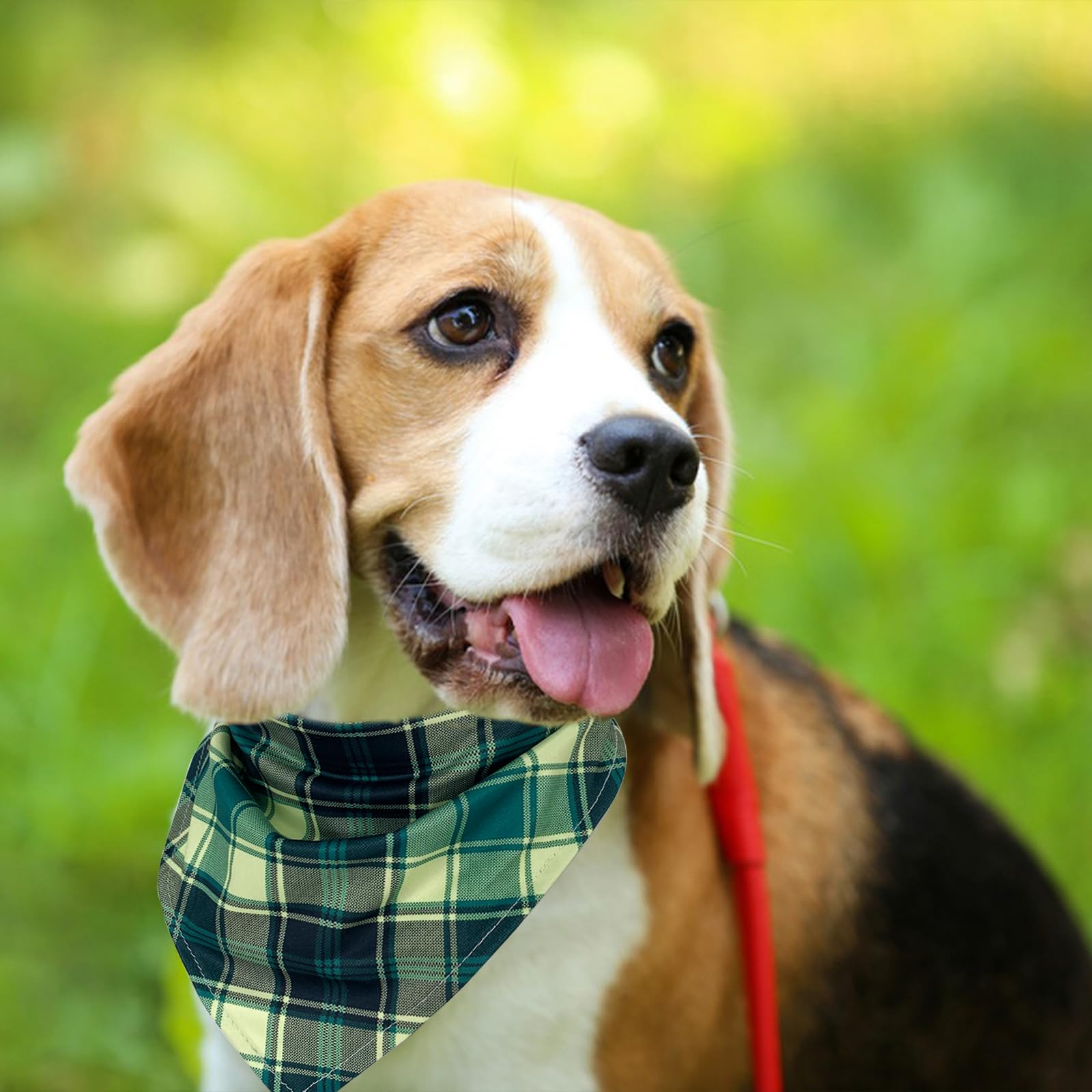 Xpudac 100 Pack Plaid Dog Bandanas Bulk Dog Bandana For Dogs Scarfs Bib Washable Adjustable Kerchief For Small Medium Large Dogs