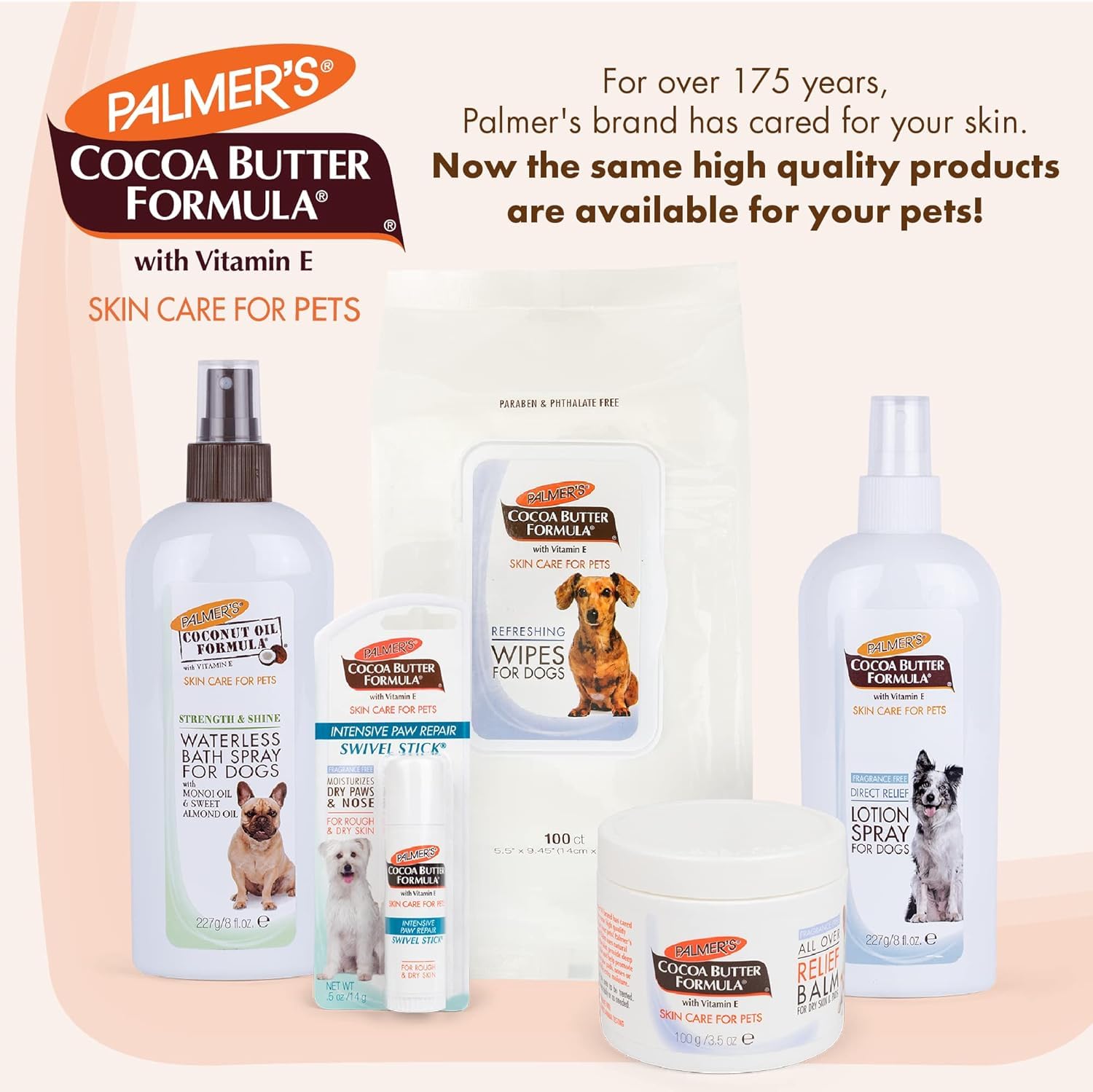 Palmers for Pets Gentle Refreshing Wipes for Puppies - Coconut Oil Puppy Wipe - Pet Grooming Towelettes for Dogs, 100 Count - 3