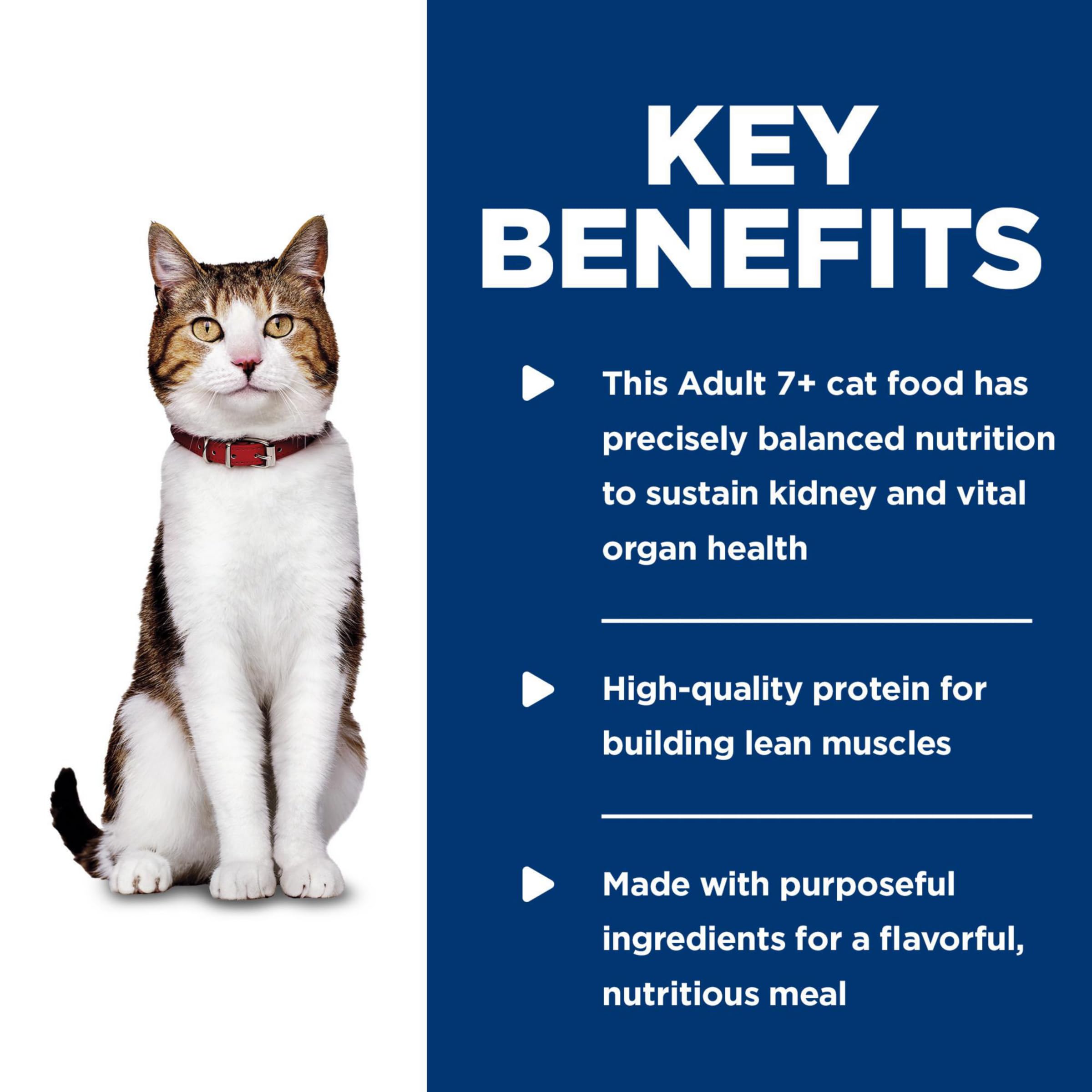 Hills Science Diet Adult 7+, Senior Adult 7+ Premium Nutrition, Wet Cat Food, Tuna Stew, 5.5 oz Can, Case of 24
