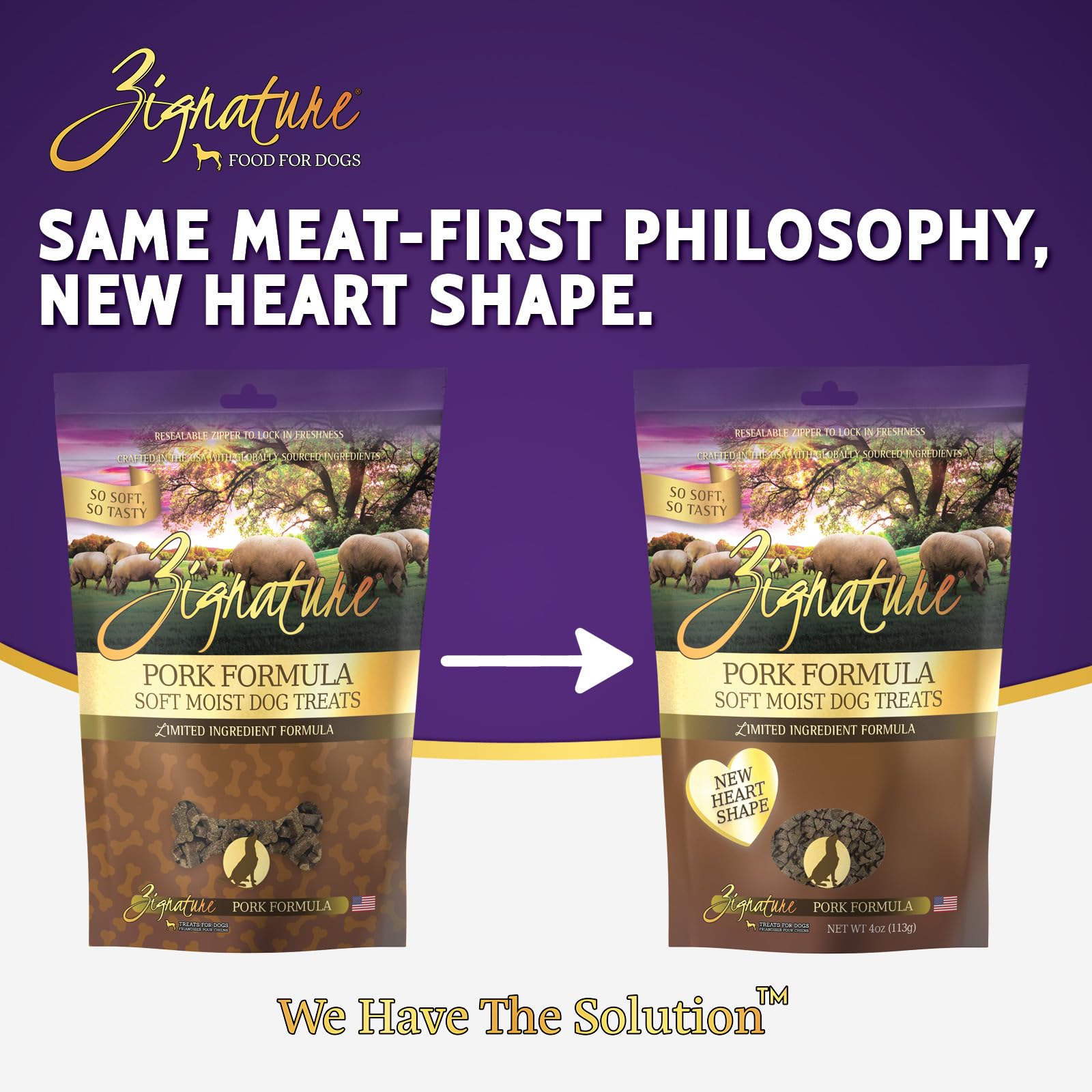 Zignature Pork Soft Moist Treats for Dogs