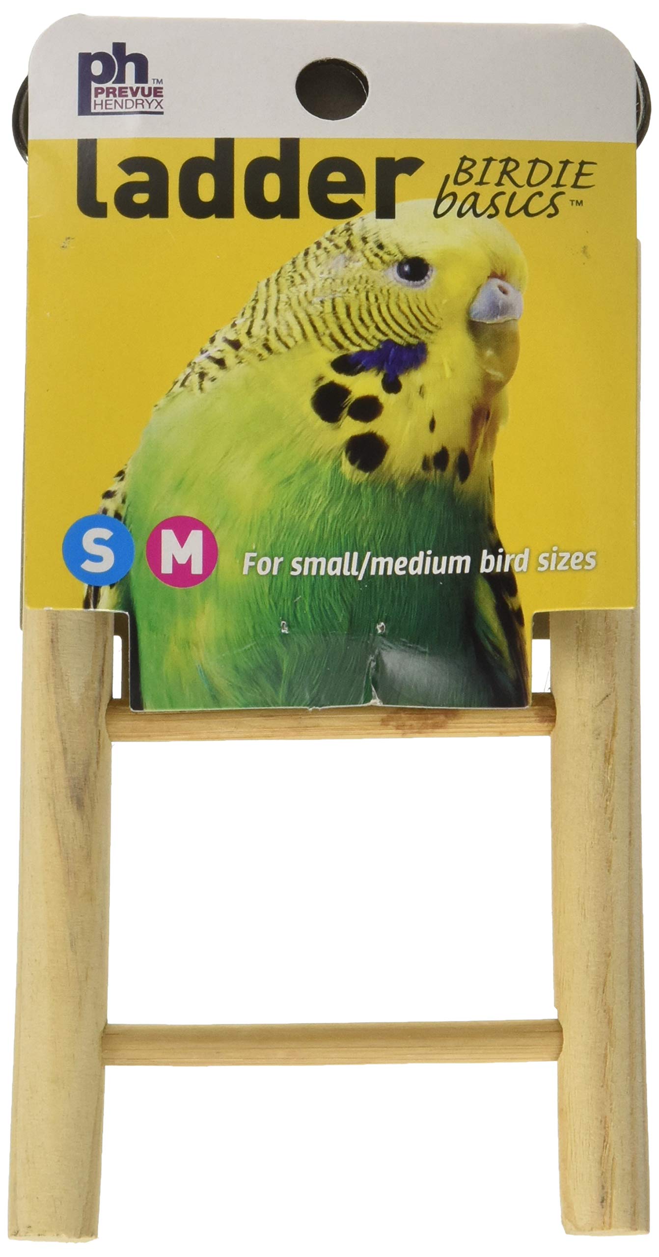 Prevue Pet Products Bpv382 Birdie Basics 3-Step Wood Ladder For Bird, 6-Inch