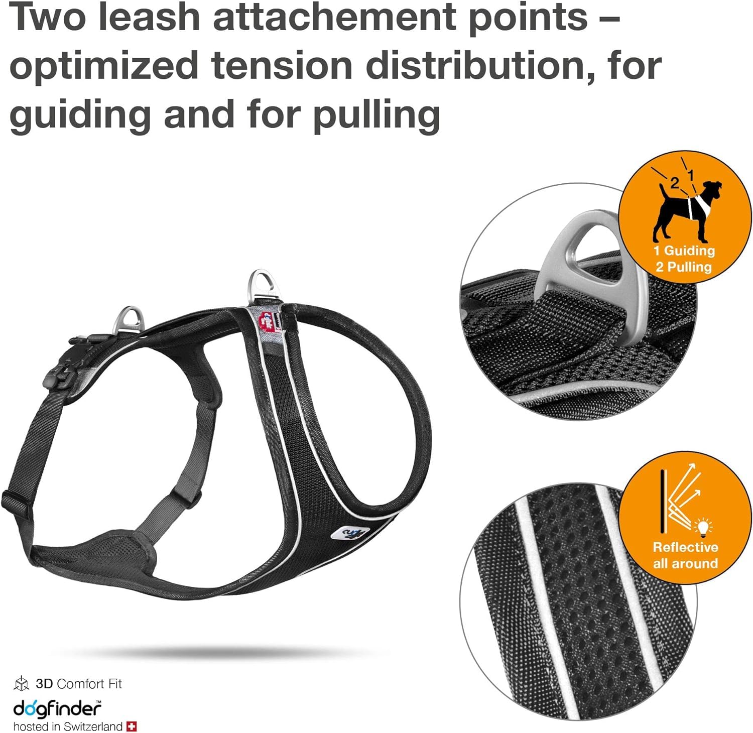 Magnetic Belka Comfort Harness Black Xl