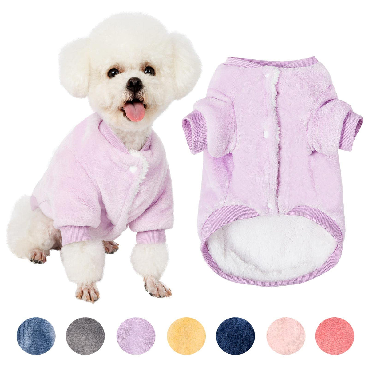 Fabricastle Small Dog Sweater, Dog Clothes Xxs Xs S M For Small Dogs Girl & Boy, Ultra Soft And Warm Cat Coat, Winter Pet Jacket