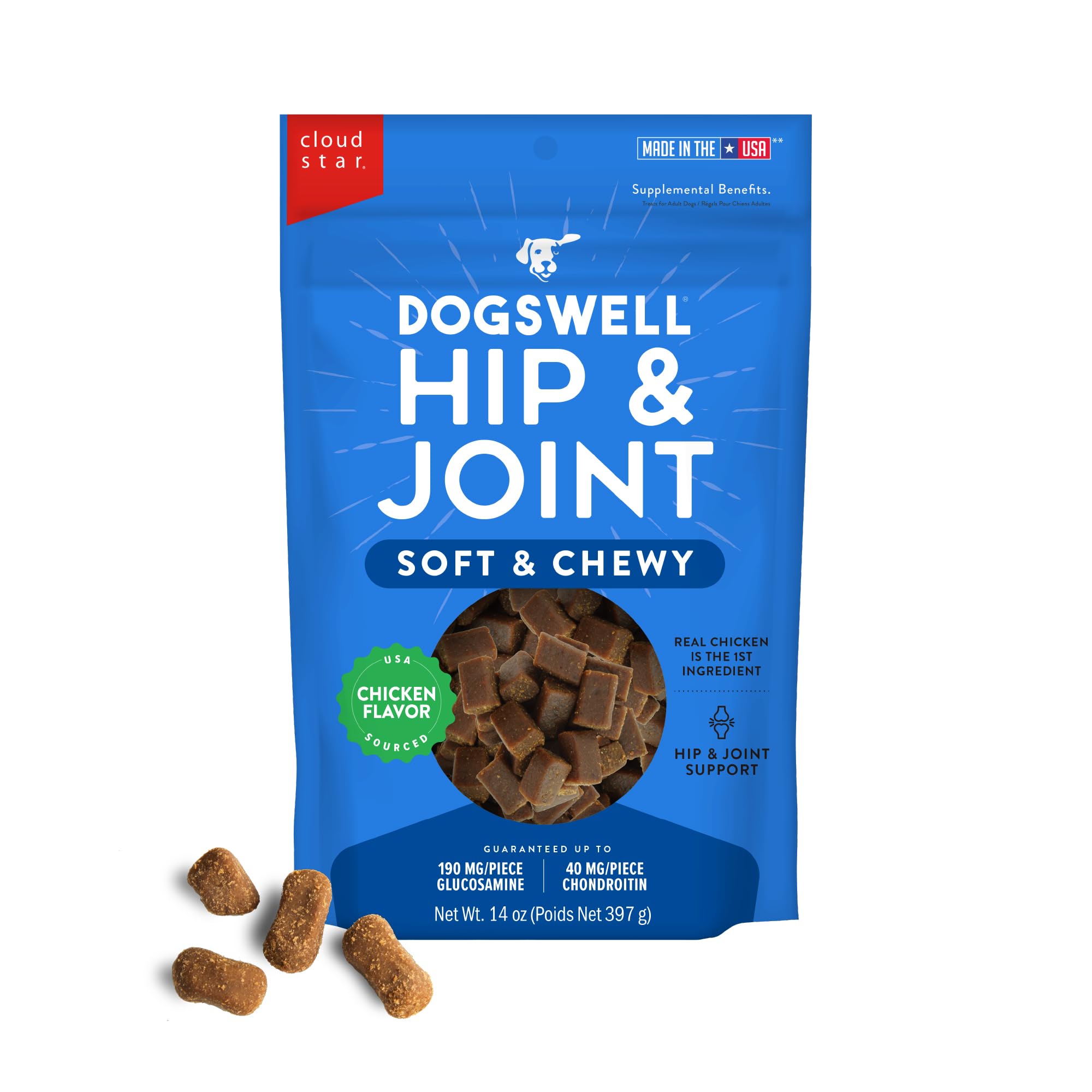 Dogswell Hip & Joint Chicken Soft & Chewy - 14 oz.