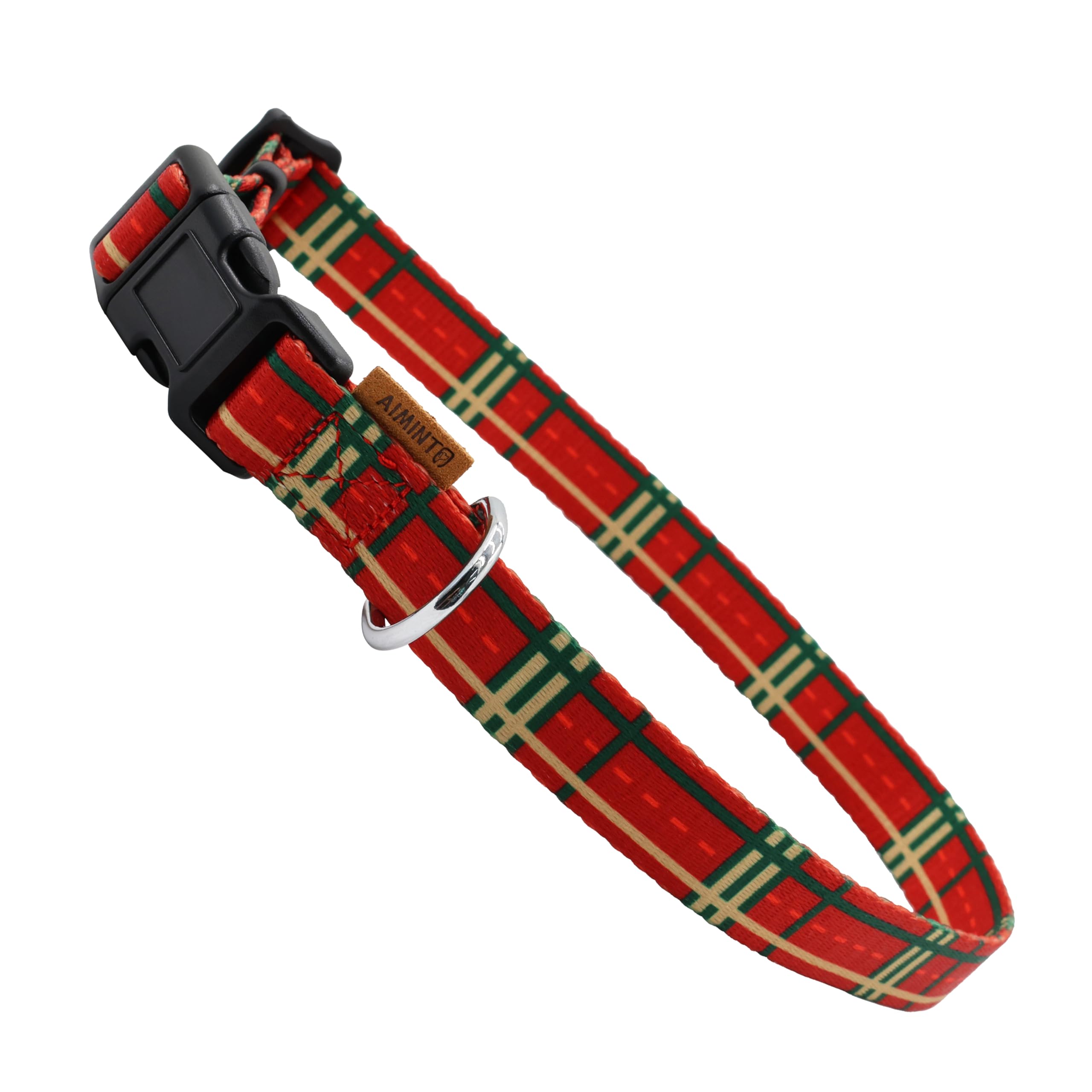 Aiminto Dog Collar, Cute Stripe Pattern, Soft And Adjustable Collar With Quick Release Buckle (S (Neck 11-18'', Width 5/8''), St