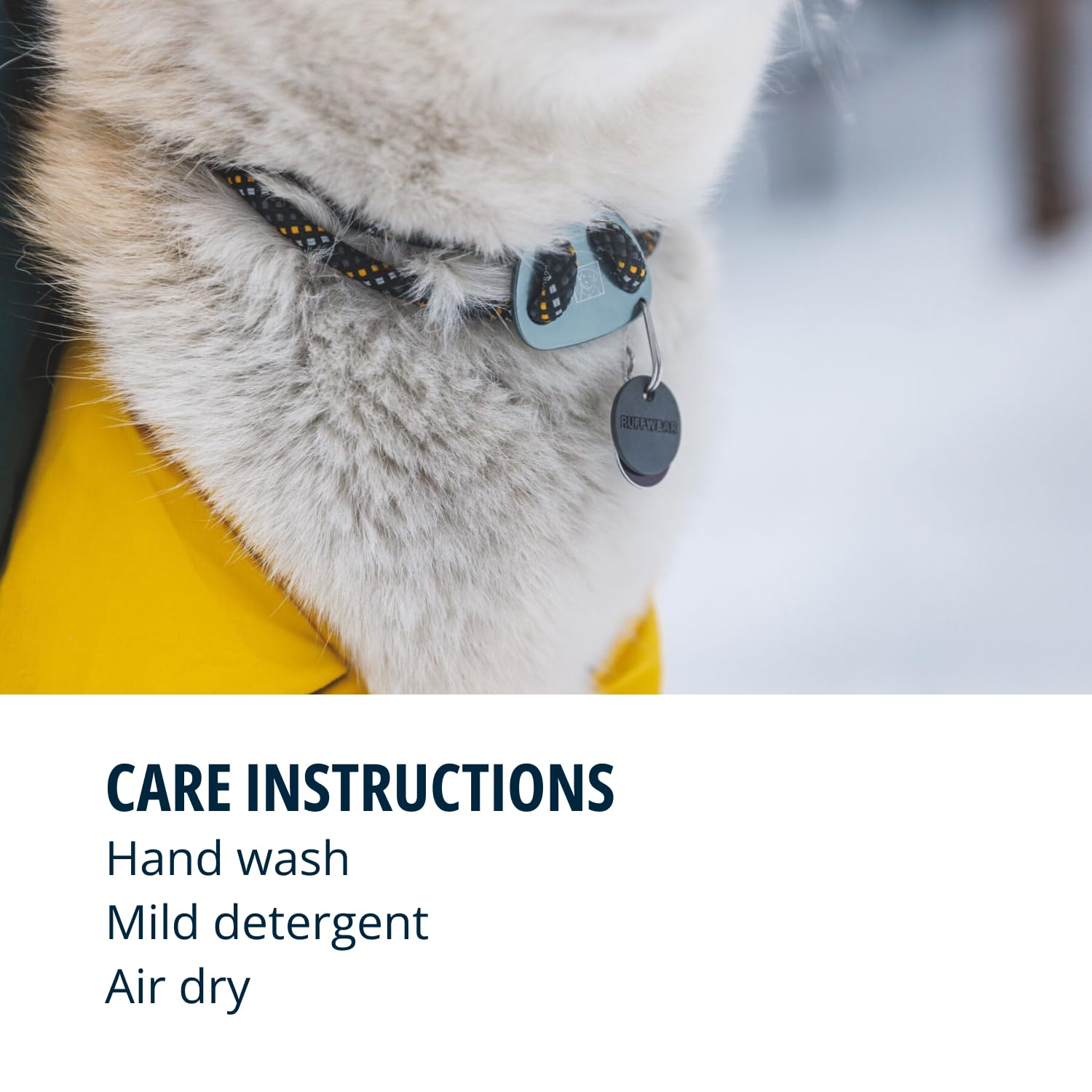 Ruffwear, Knot-A-Collar, Climbing Rope Dog Collar For Everyday Use, Obsidian Black, 14''-20''