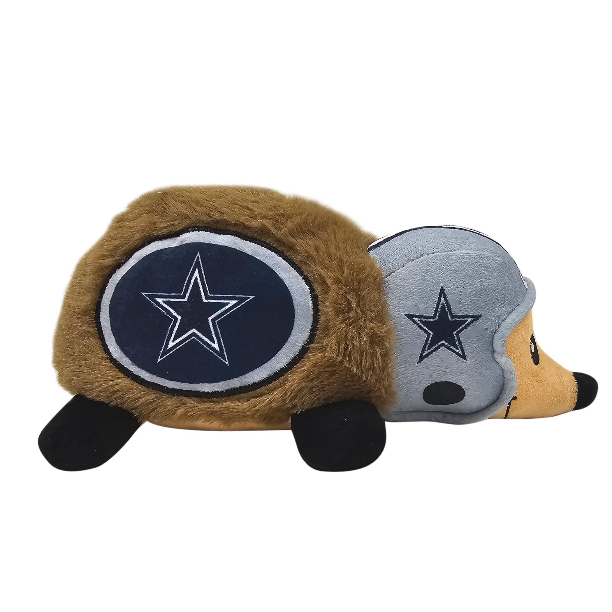 Nfl Dallas Cowboys Plush Hedgehog Toy For Dogs & Cats, Cool Soft Pet Toy For Fun And Interactive Play, Dog Chew Toy With Squeake