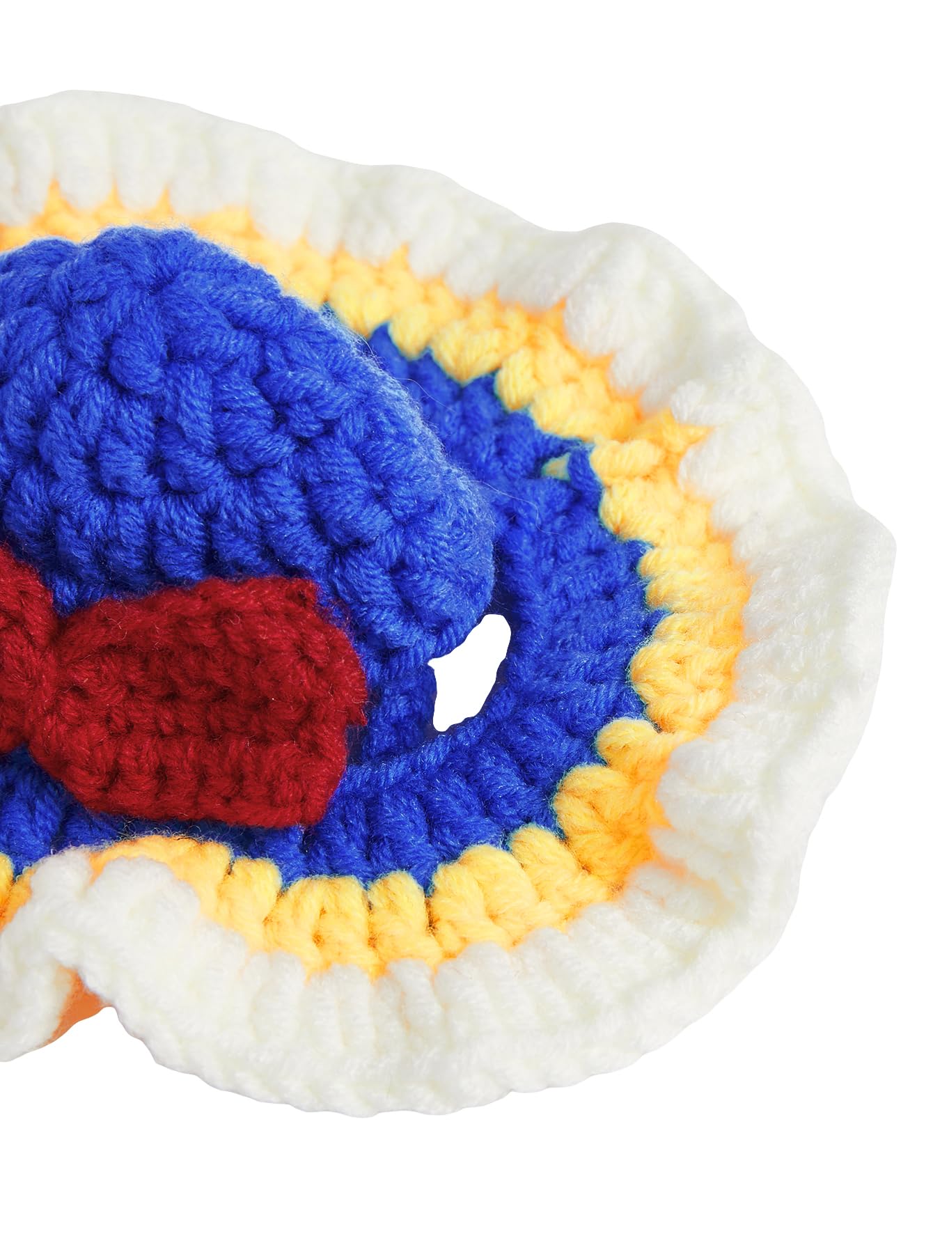 Qwinee Cartoon Princess Design Knit Cute Dog Hat Soft Cat Hat Rabbit Hat Halloween Christmas Party Costume Head Wear Accessories