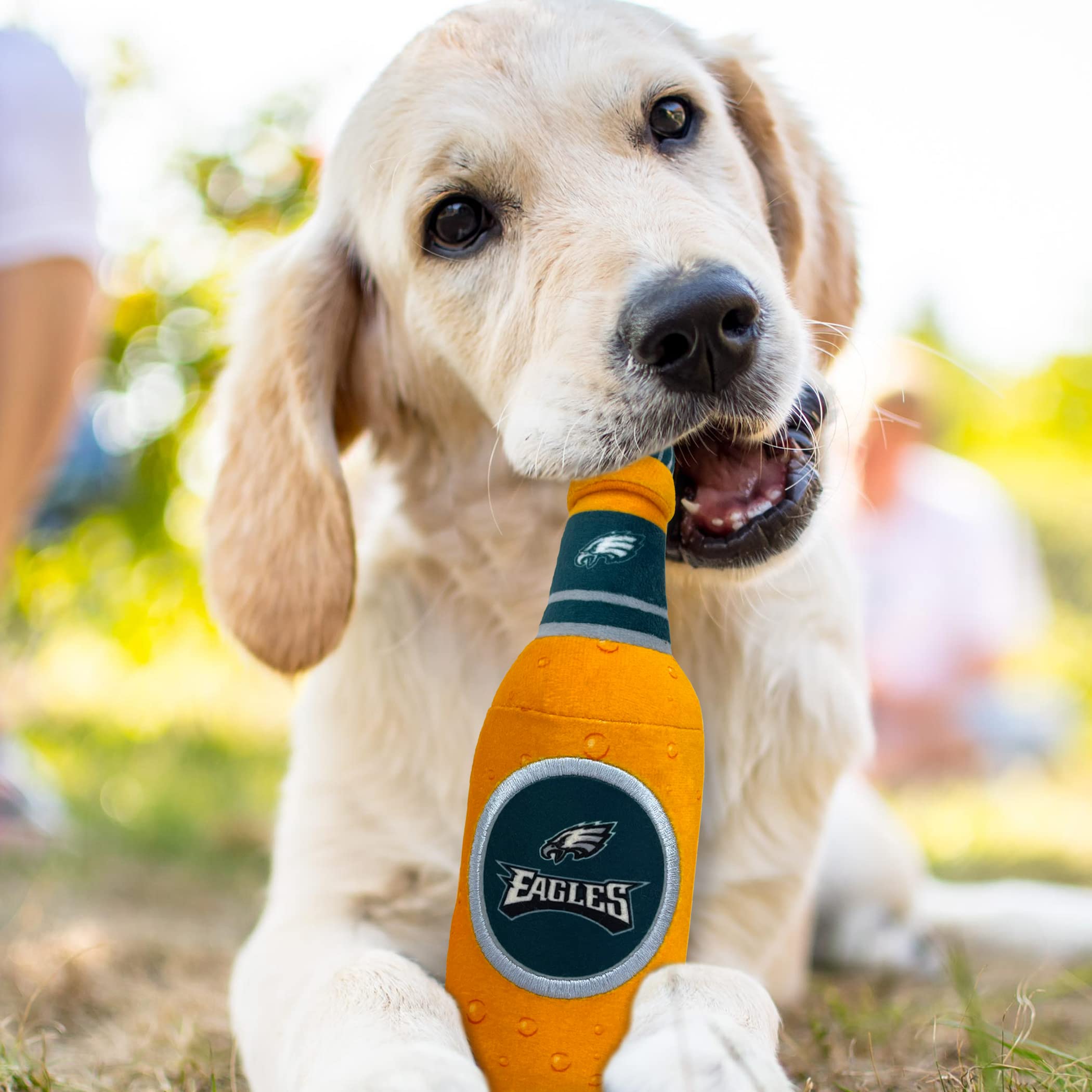 Nfl Philadelphia Eagles Beer Bottle Plush Dog & Cat Squeak Toy - Cutest Stadium Soda Bottle Snack Plush Toy For Dogs & Cats With