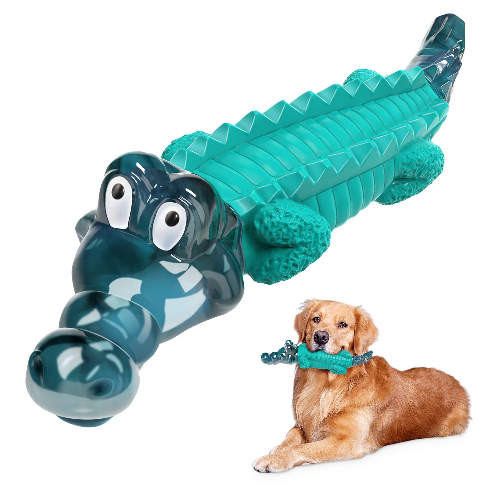 Jeefome Dog Toy for Aggressive Chewers - Dog Chew Toy for Small&Medium & Large Dogs, Tough Dog Toy for Boredom & Anxiety Relief(