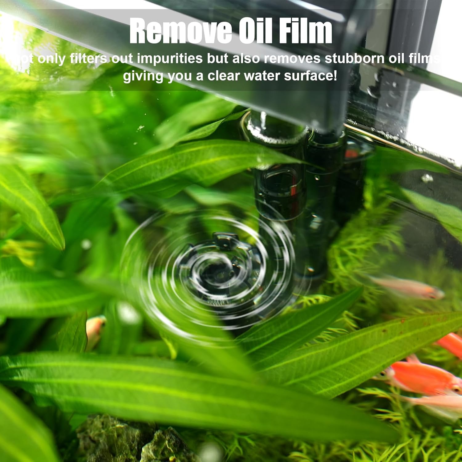 AQQA Aquarium Filter 10-30 Gallon Fish Tank Filters with Bio-Wheel Power, Hang on Back Aquarium Filter, Adjustable Flow Hob Filt