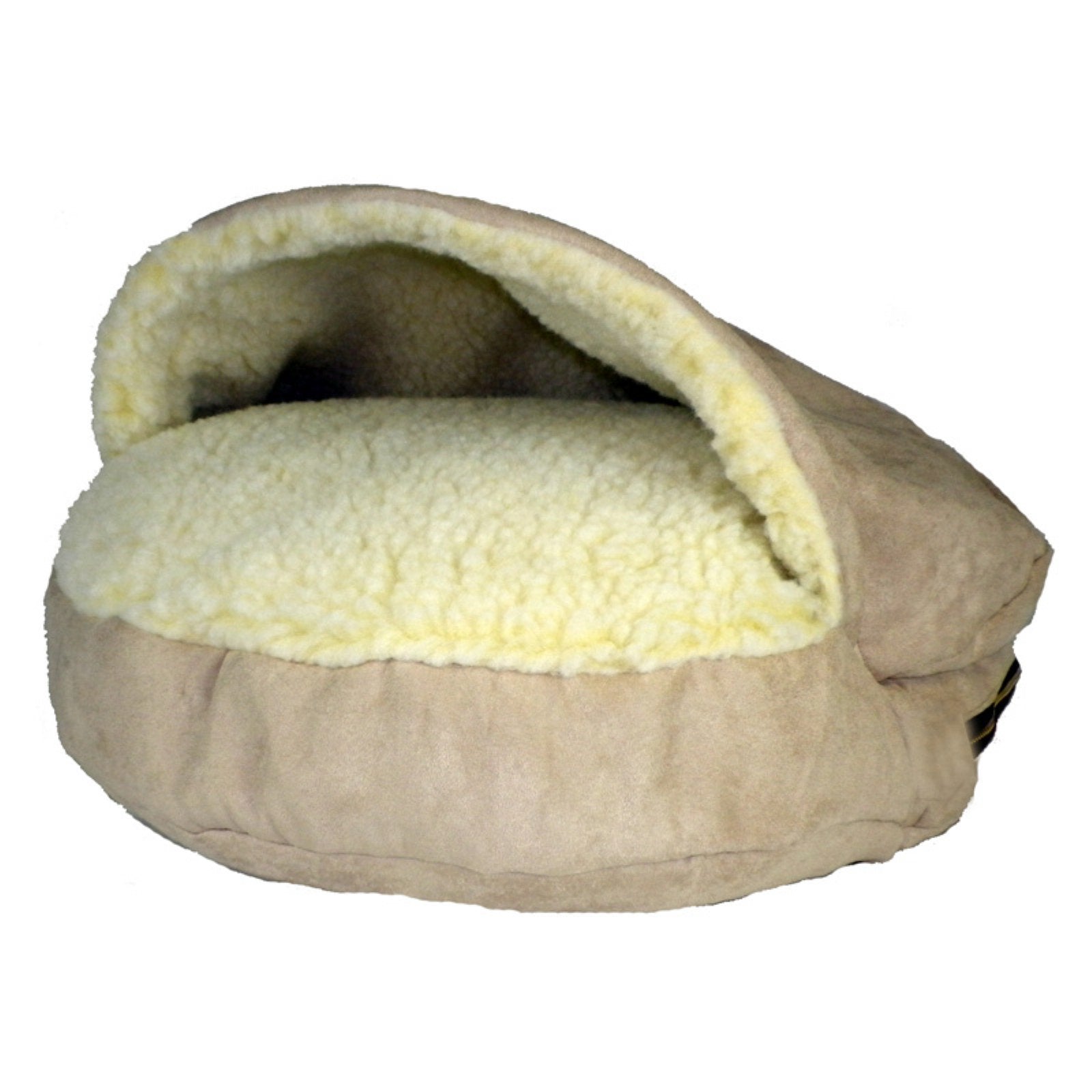 Snoozer Luxury Orthopedic Cozy Cave Pet Bed, Large, Olive