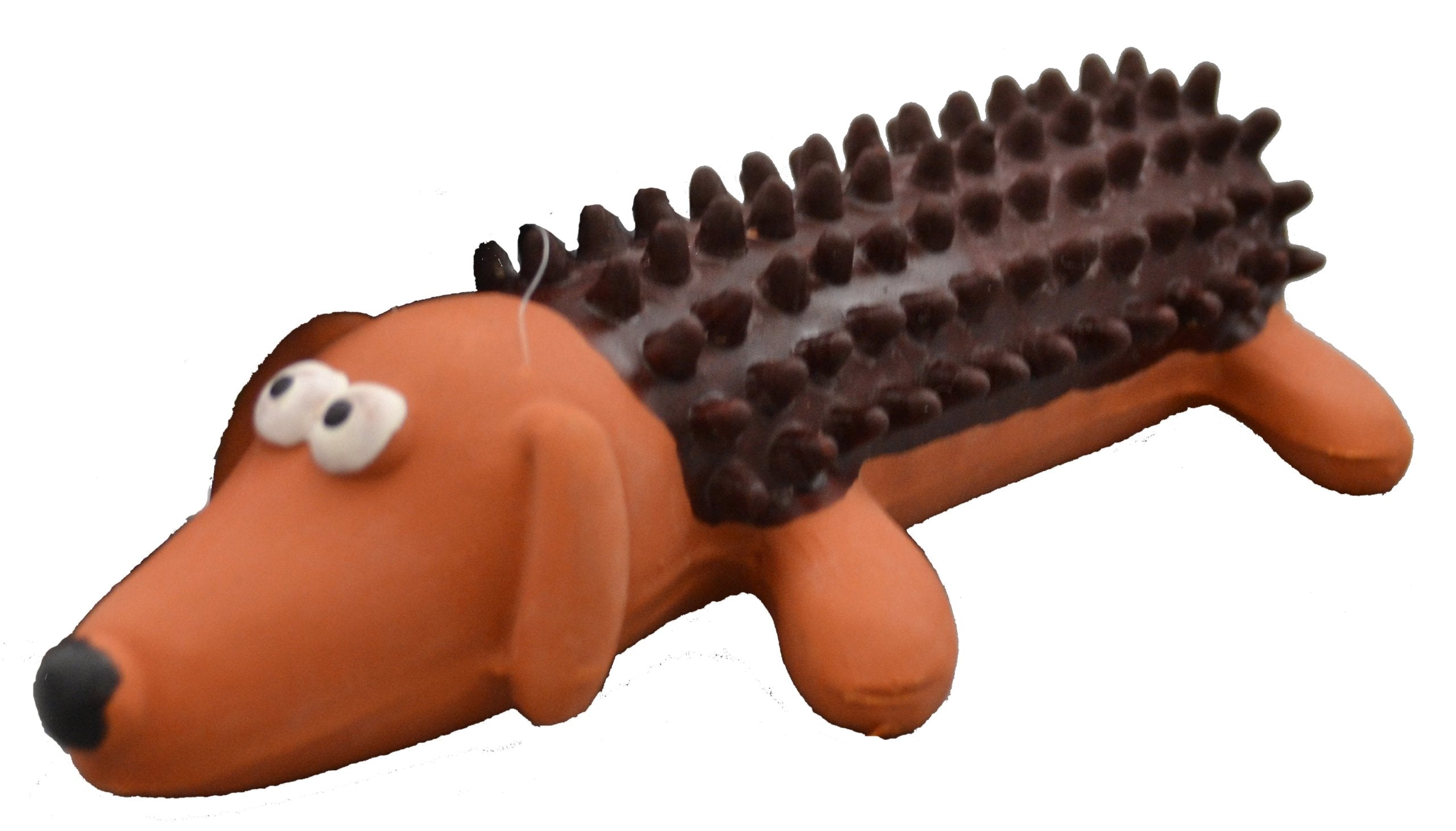 Amazing Pet Products Shaggy Latex Dog Squeek Toy, 6-Inch
