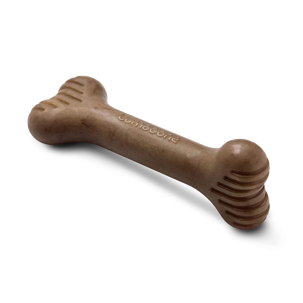 Lumabone Bulkster Durable Chew Toy For Aggressive Chewers, Real Beef, Made In Usa, Medium